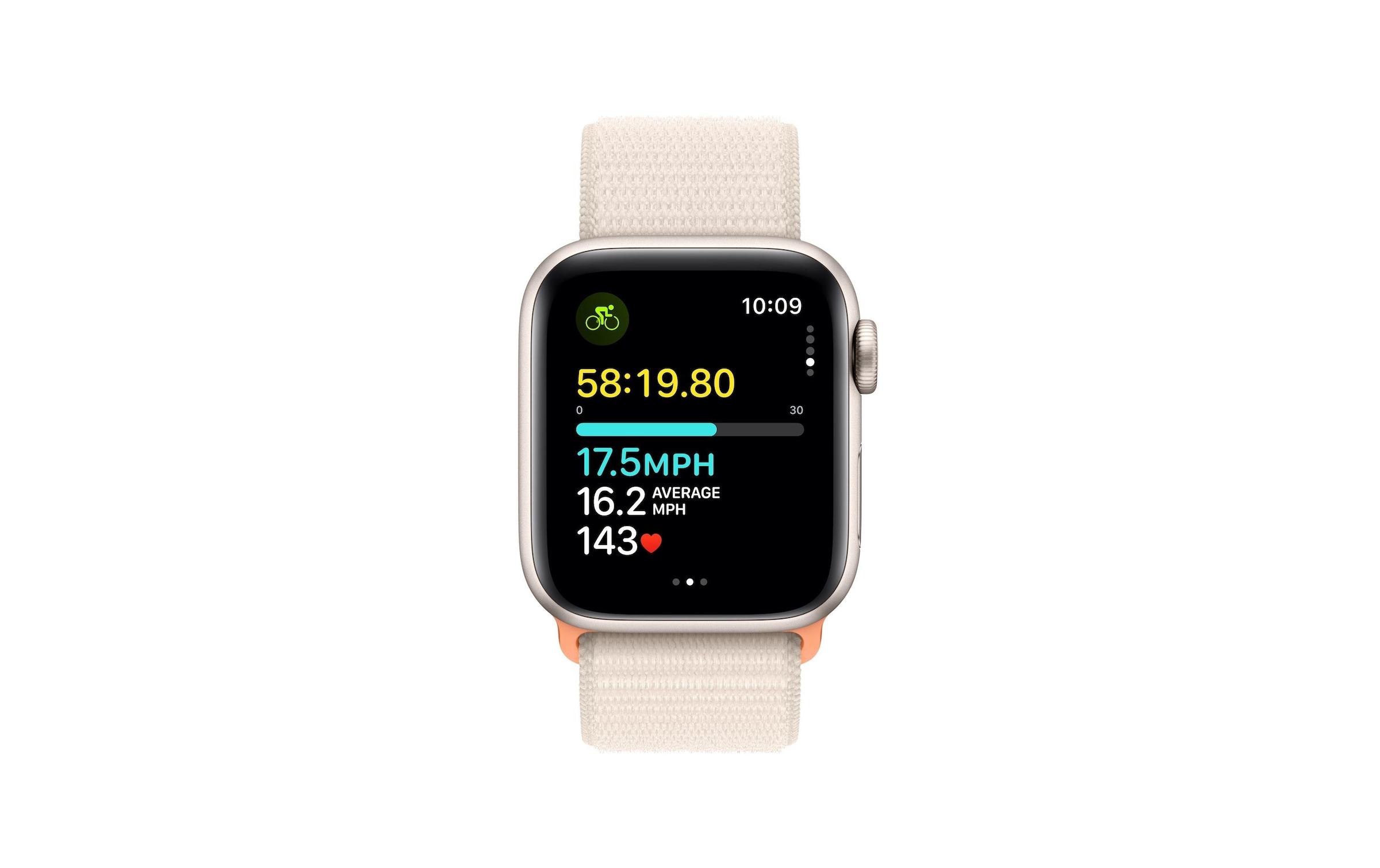 Apple Smartwatch »SE GPS, Aluminum mit Sport Loop«