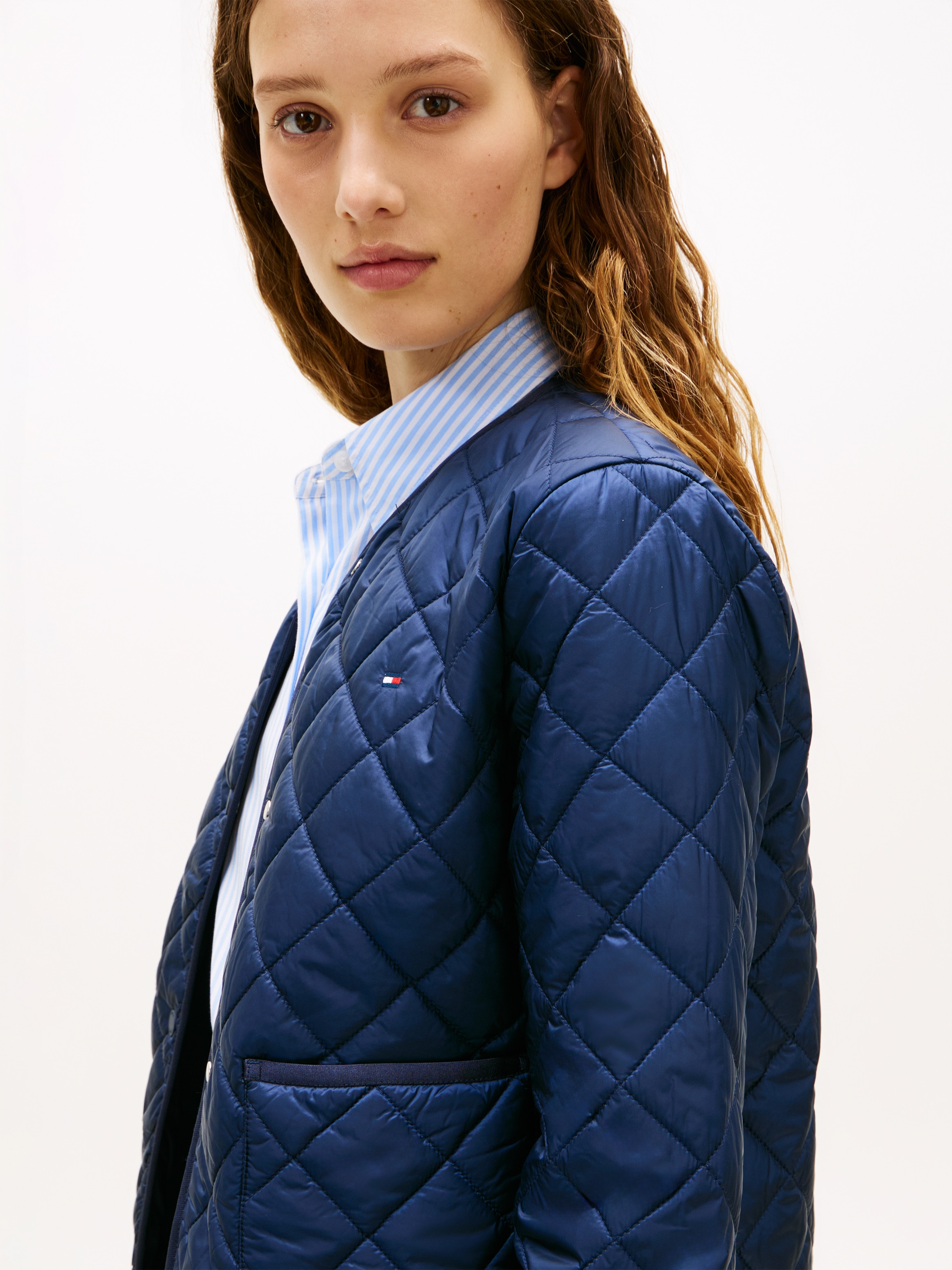 Tommy Hilfiger Steppjacke »LW PADDED REG QUILTED JACKET« in leicht verkürzter Länge, Regular Fit