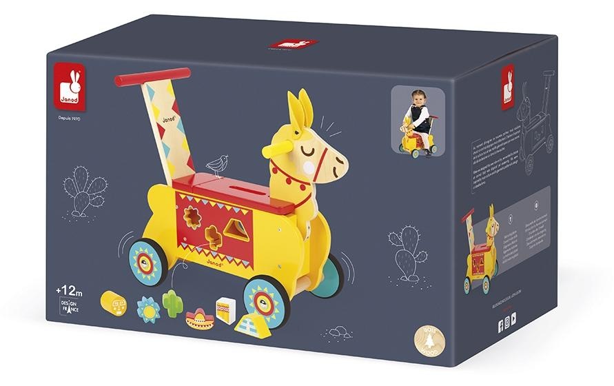 Janod Lauflernwagen »Janod Lauflernwagen Lama«