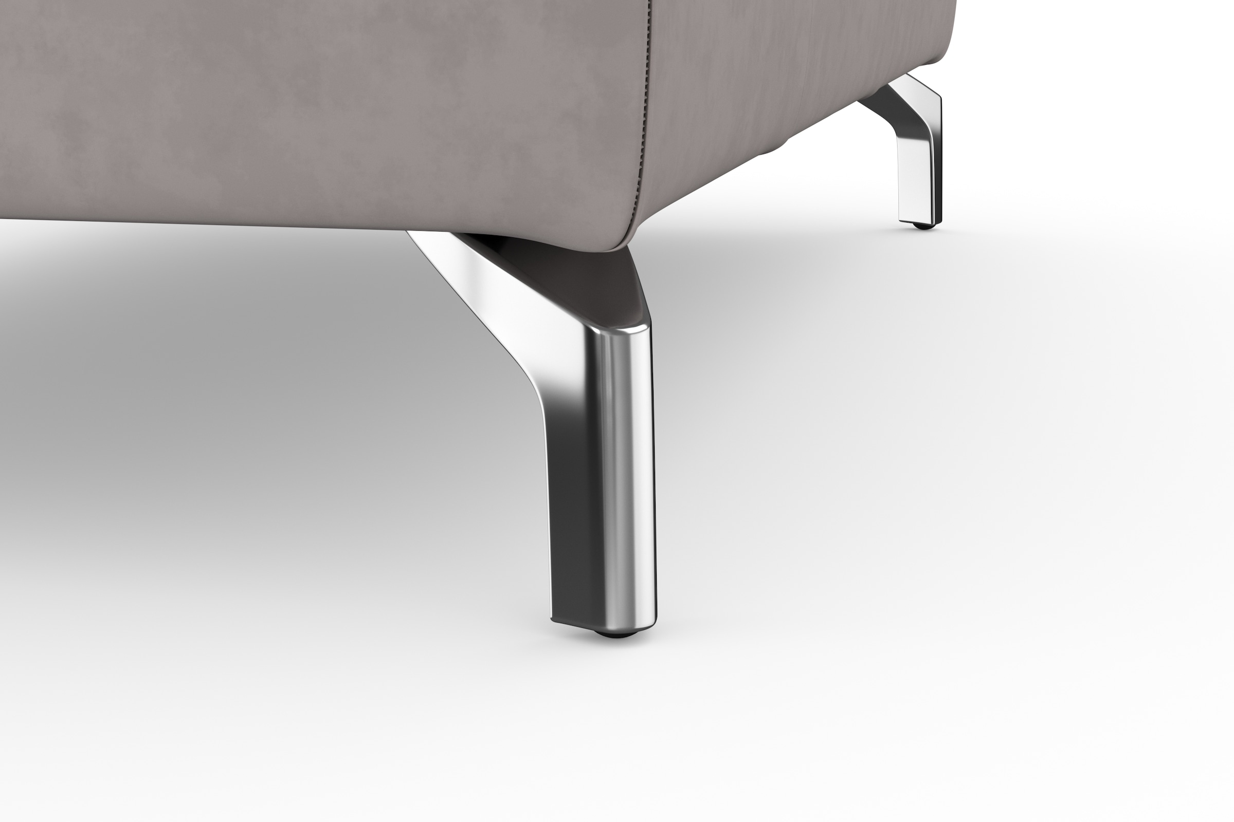 sit&more Hocker »Bendigo« mit Klappfunktion, Bodenfreiheit 12 cm, wahlweise in 2 Fussfarben