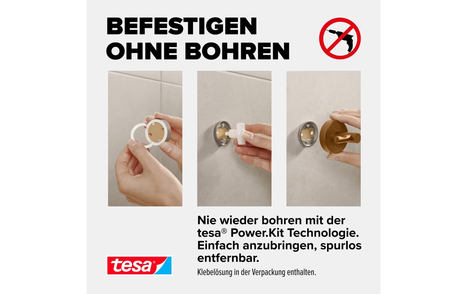 tesa Porte-serviettes »MOON Bronze Zweiarmiger«