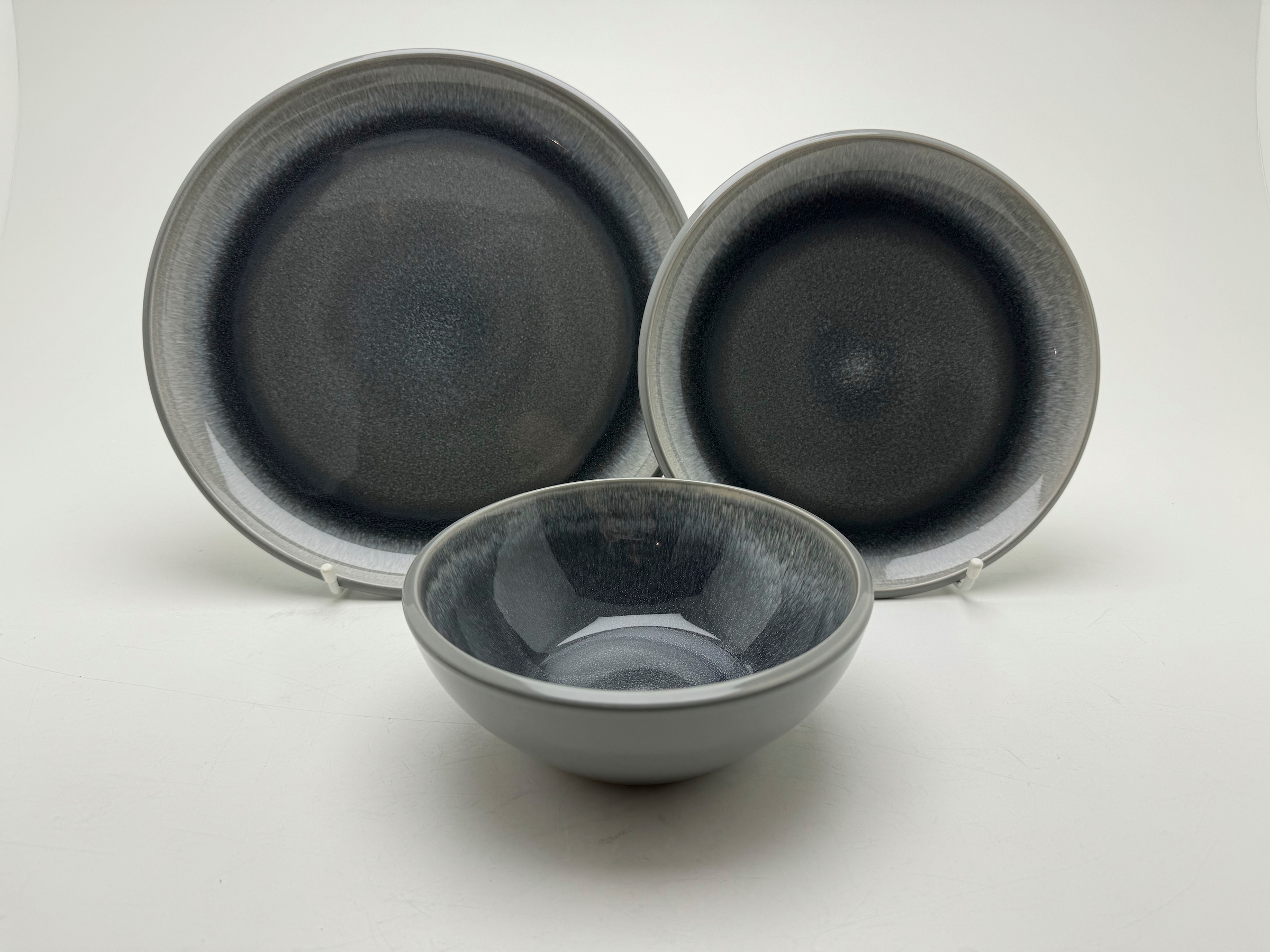 my home Service de table »Gerdrup« Reaktivglasur, jedes Stück ein Unikat