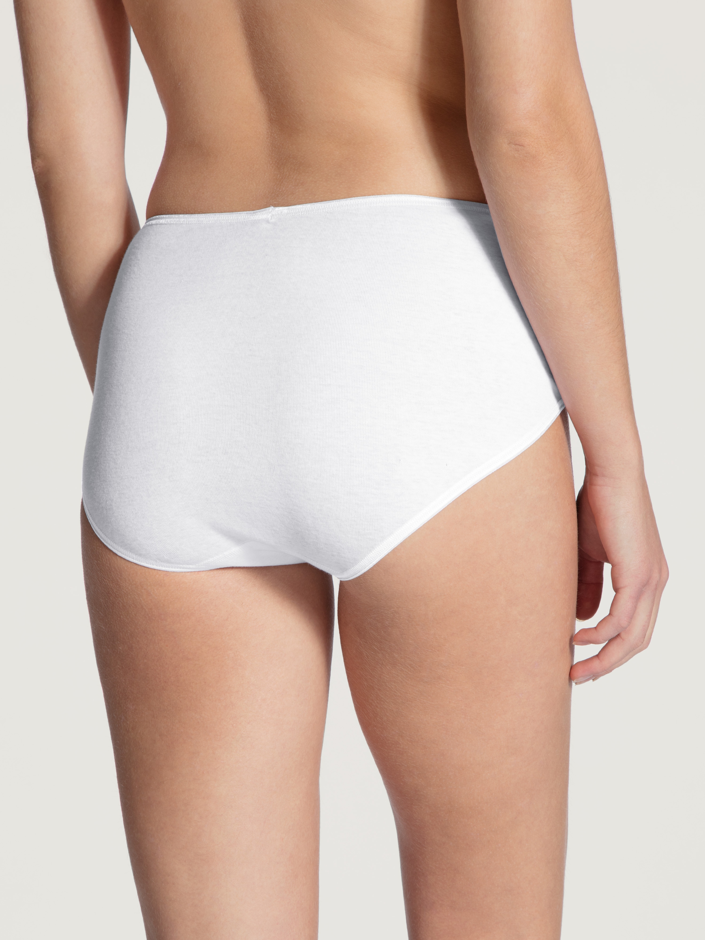 CALIDA Midislip »Feminin Sense« Spitzen-Details, elastisch, Interlock-Qualität, Pure Cotton, nahtfrei