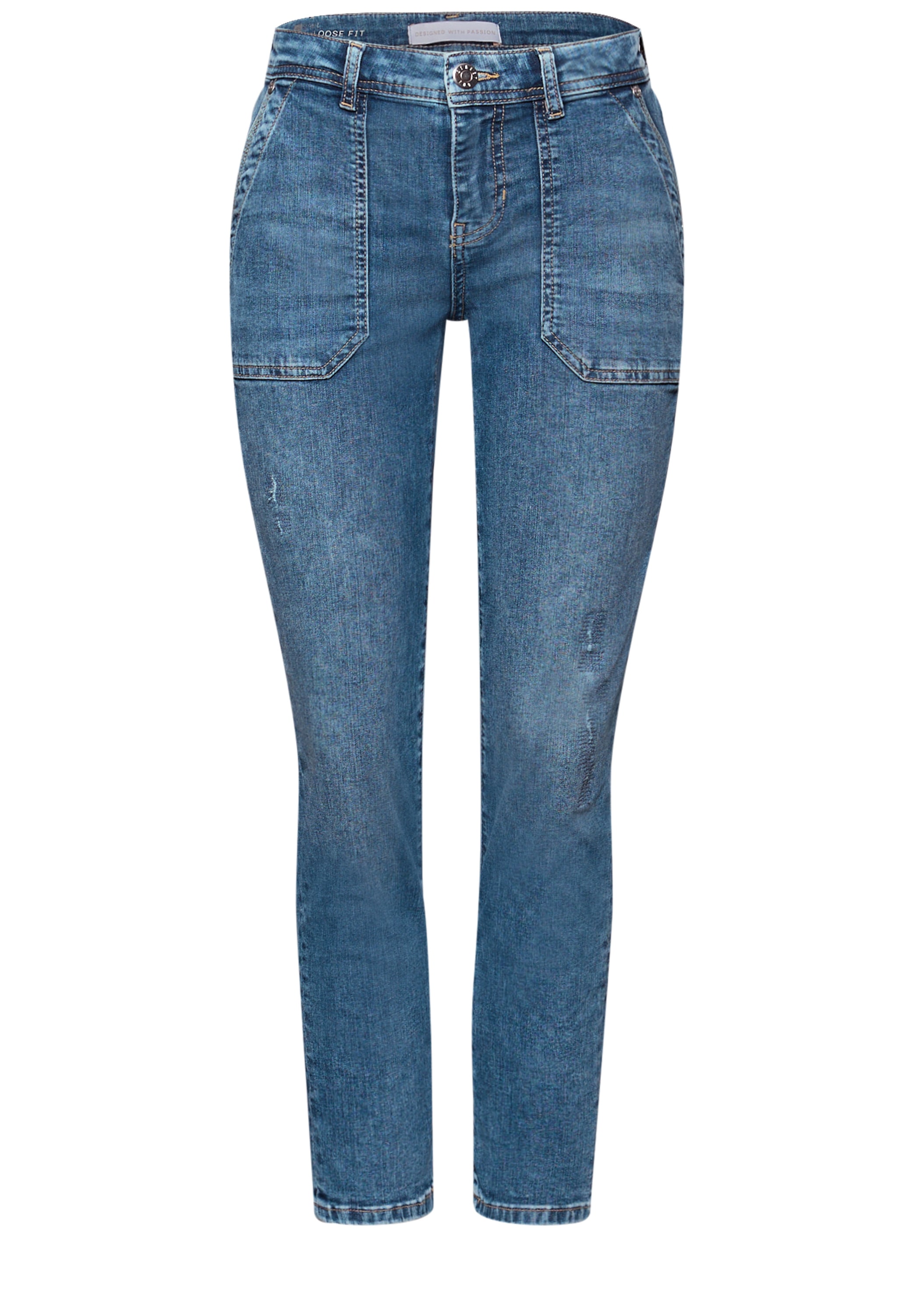 STREET ONE Boyfriend-Jeans mit Taschen