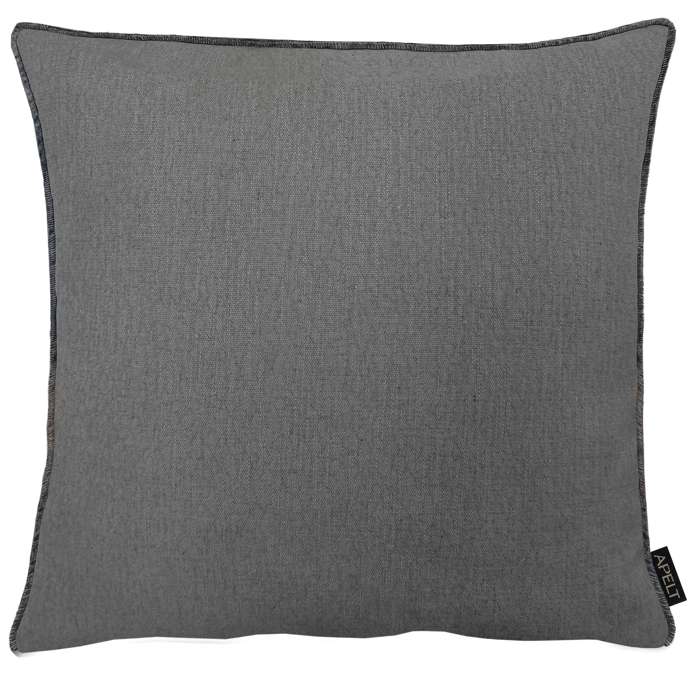 APELT Coussin décoratif »Stone« avec bord festonné