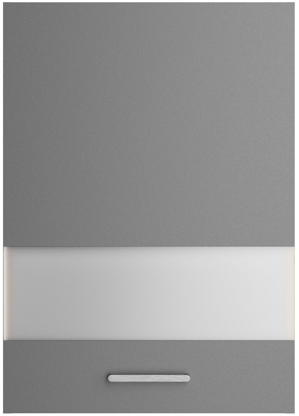 KOCHSTATION Armoire suspendue »KS-Lucy« Breite 50 cm, mit 1 Segmentglastür, 2 Einlegeböden, Soft-Close