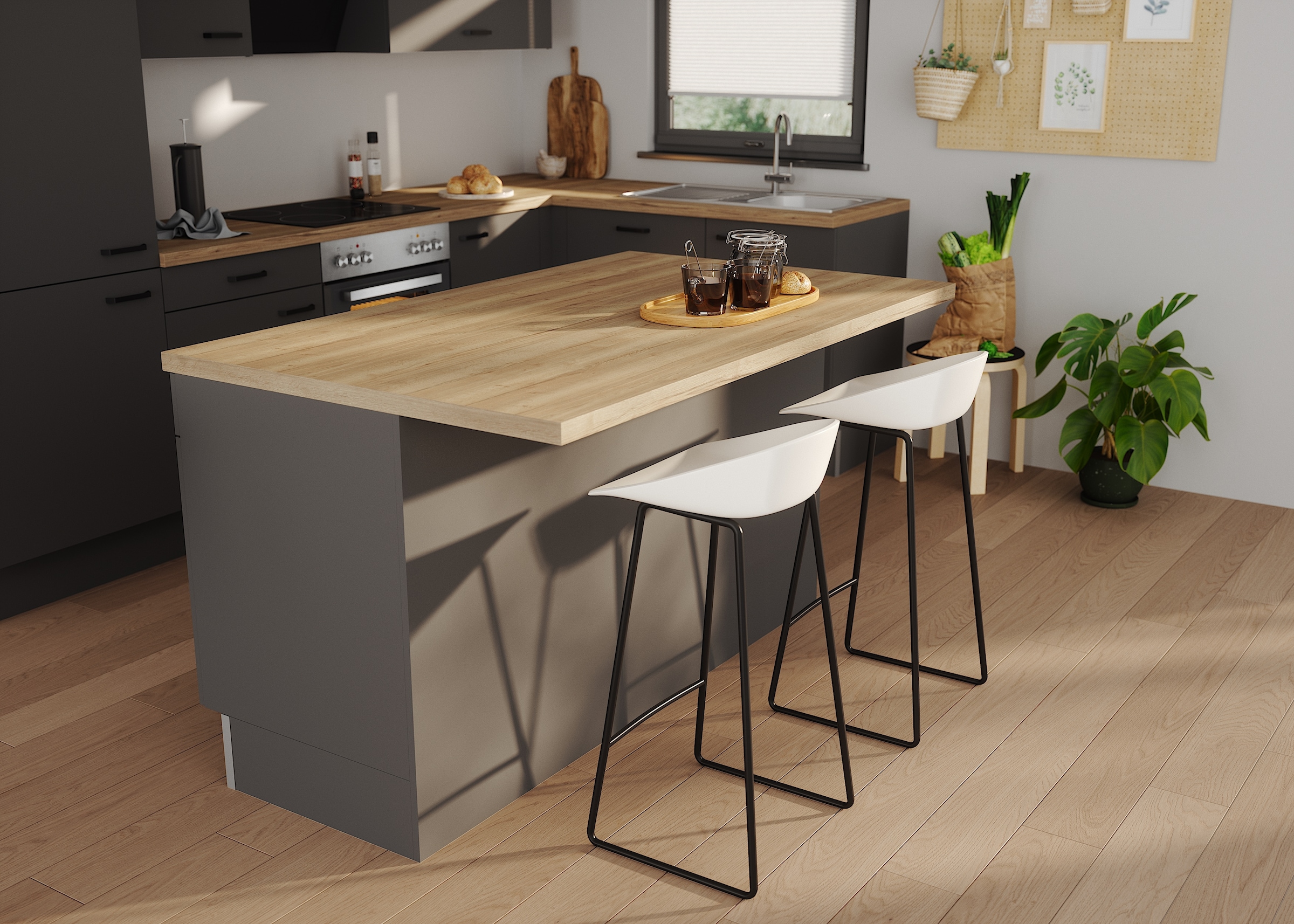 KOCHSTATION Ilot de cuisine »KS-Paula«