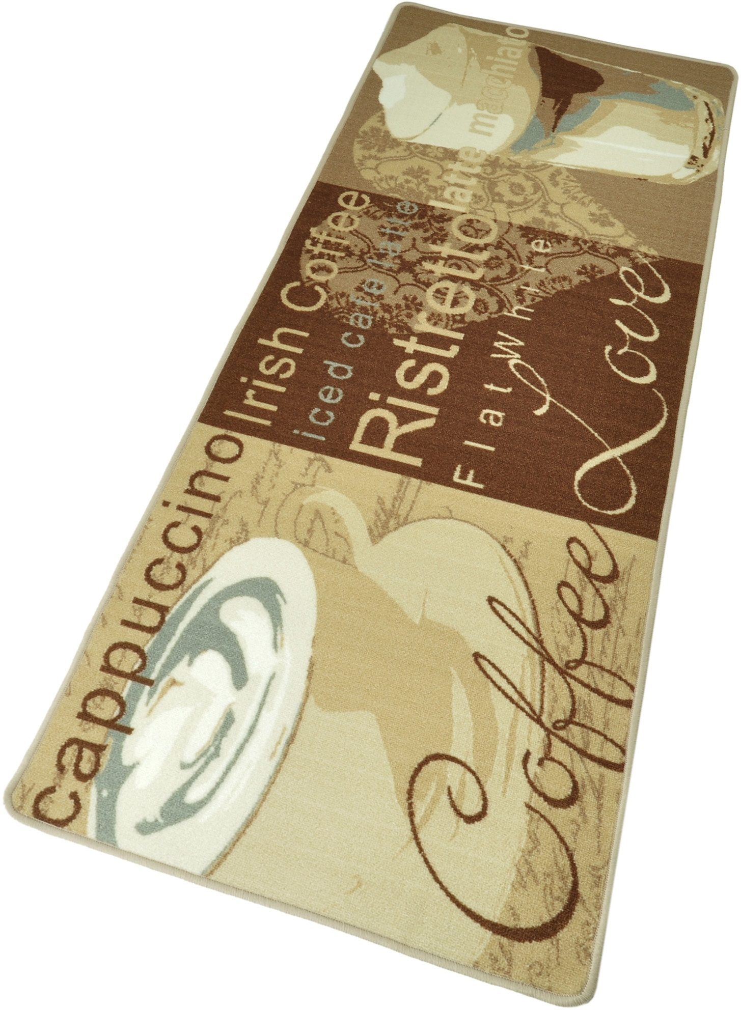 Image of HANSE Home Küchenläufer »Coffe Love«, rechteckig, 8 mm Höhe, Kurzflor, rutschhemmend, Teppich-Läufer, Gekettelt, Kaffee Design, Strapazierfähig, Pflegeleicht, Küche, Schriftzug, Kaffee bei Ackermann Versand Schweiz