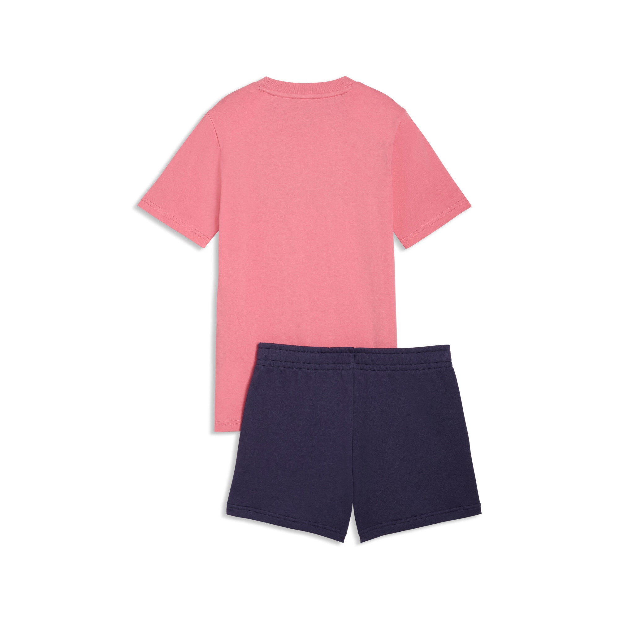 PUMA Combinaison d'entraînement »ESS NO.1 LOGO TEE AND SHORTS SET G« 2 pièces aus Baumwolle, mit elastischem Bund und innenliegendem Kordelzug
