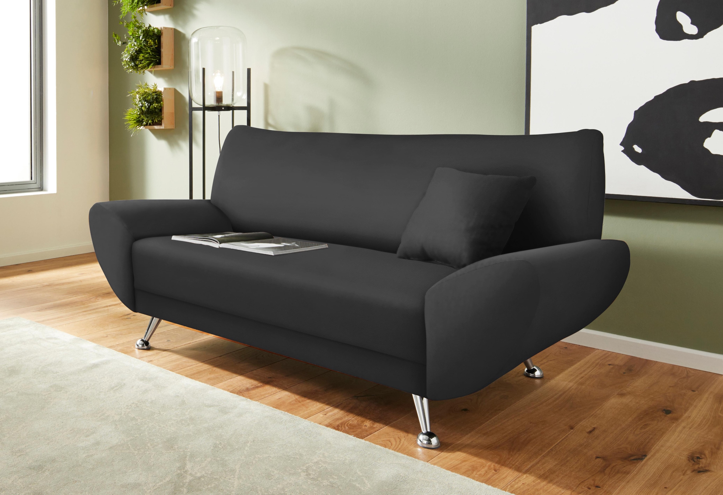 INOSIGN 2-Sitzer »Saltare, elegant und komfortabel, toller Designfuss«