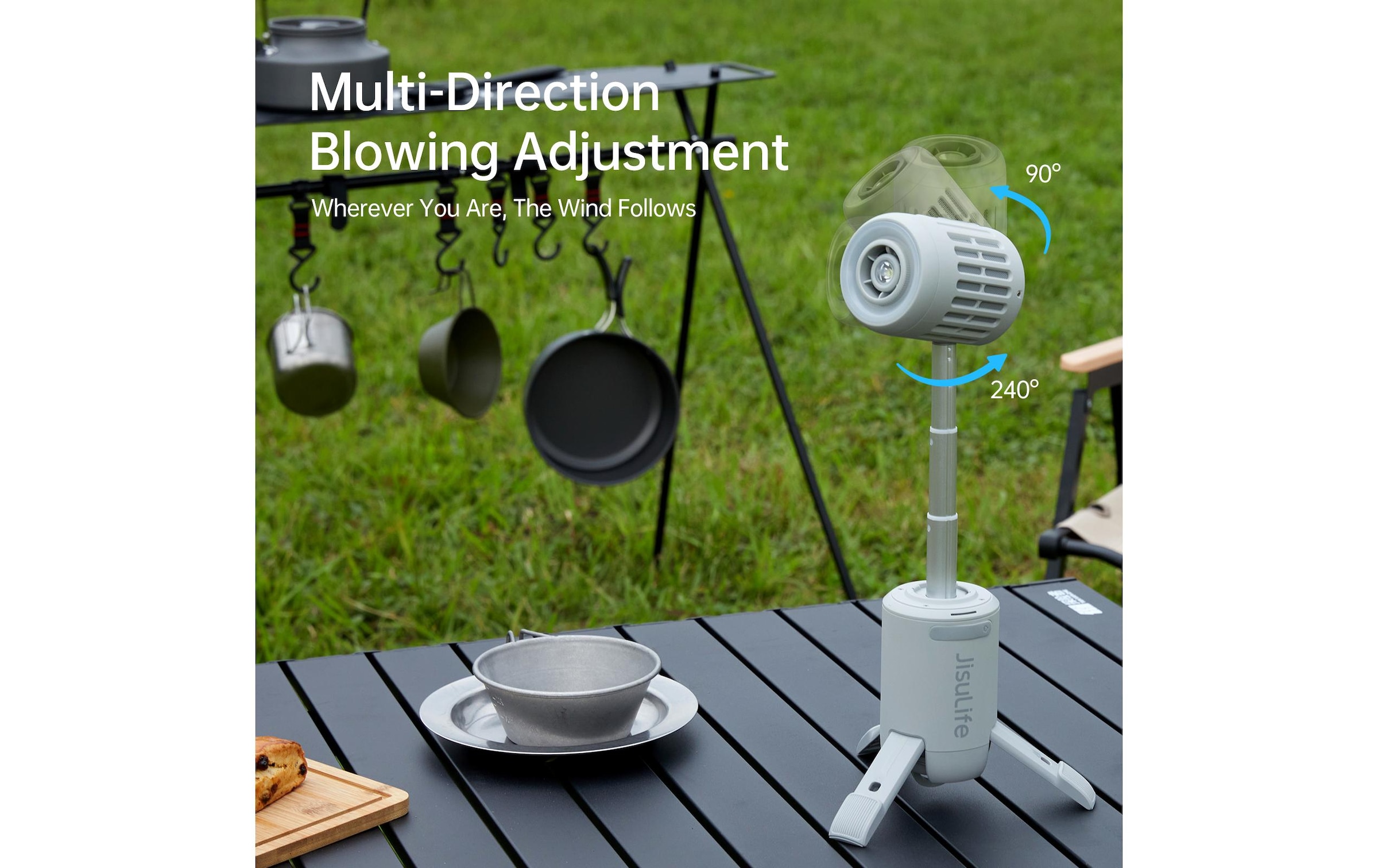   Tischventilator »Jisulife Ultra1« Höhenverstellbar