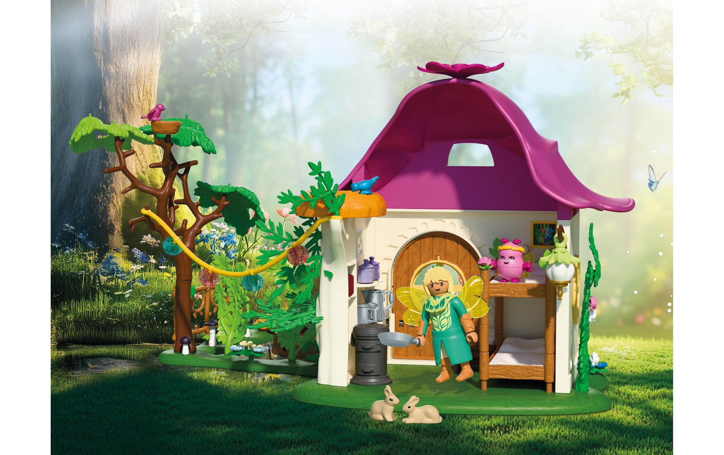 Playmobil® Konstruktionsspielsteine »Princess Magic Gemütliches Feenzuhause 71838«