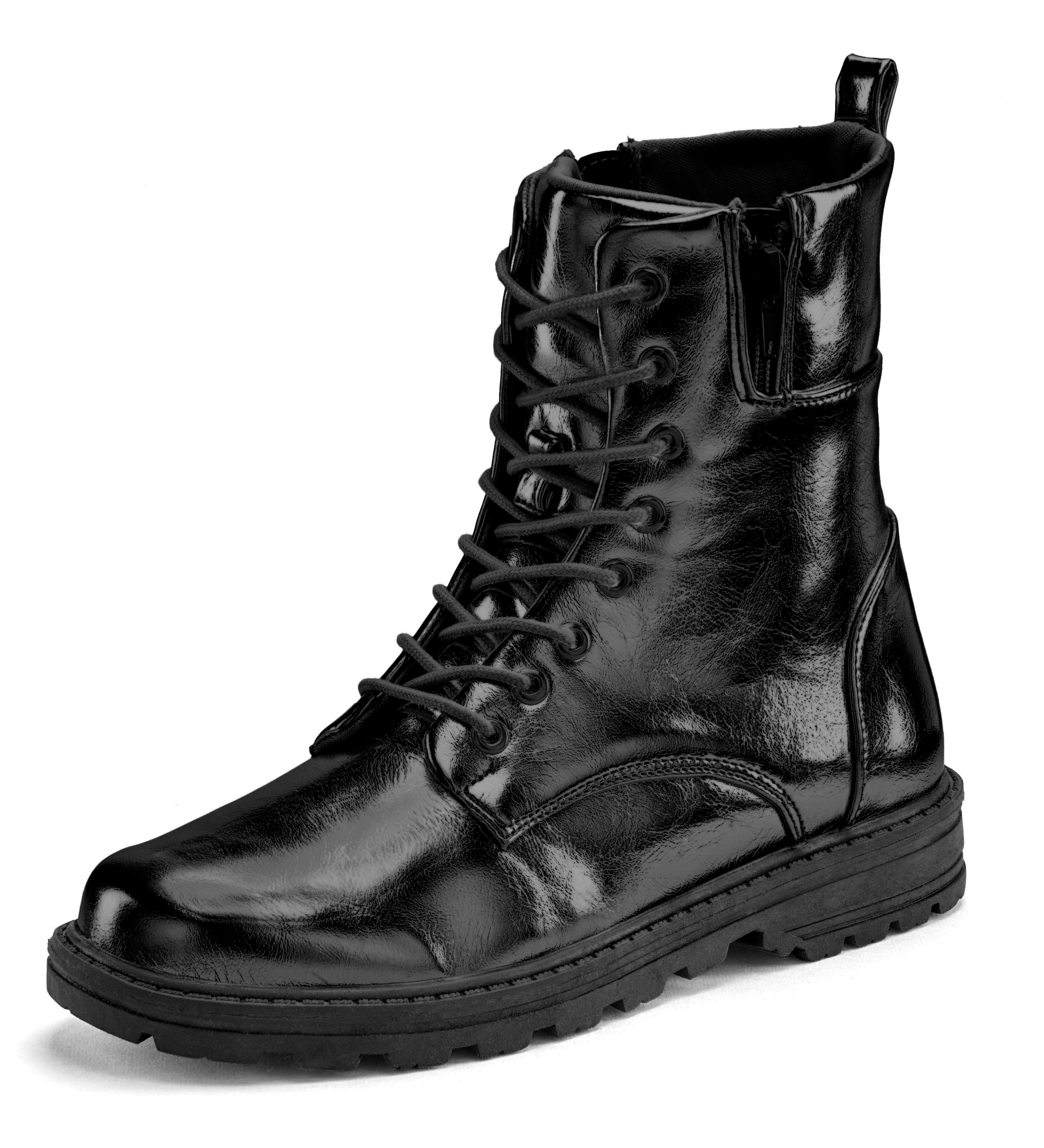 LASCANA Stiefelette, im angesagten Metallic-Look, Stiefel, Boots VEGAN