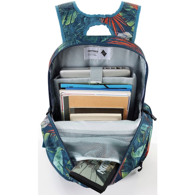 Modische NITRO Schulrucksack »Hero, Tropical«, mit Laptopfach ohne  Mindestbestellwert kaufen
