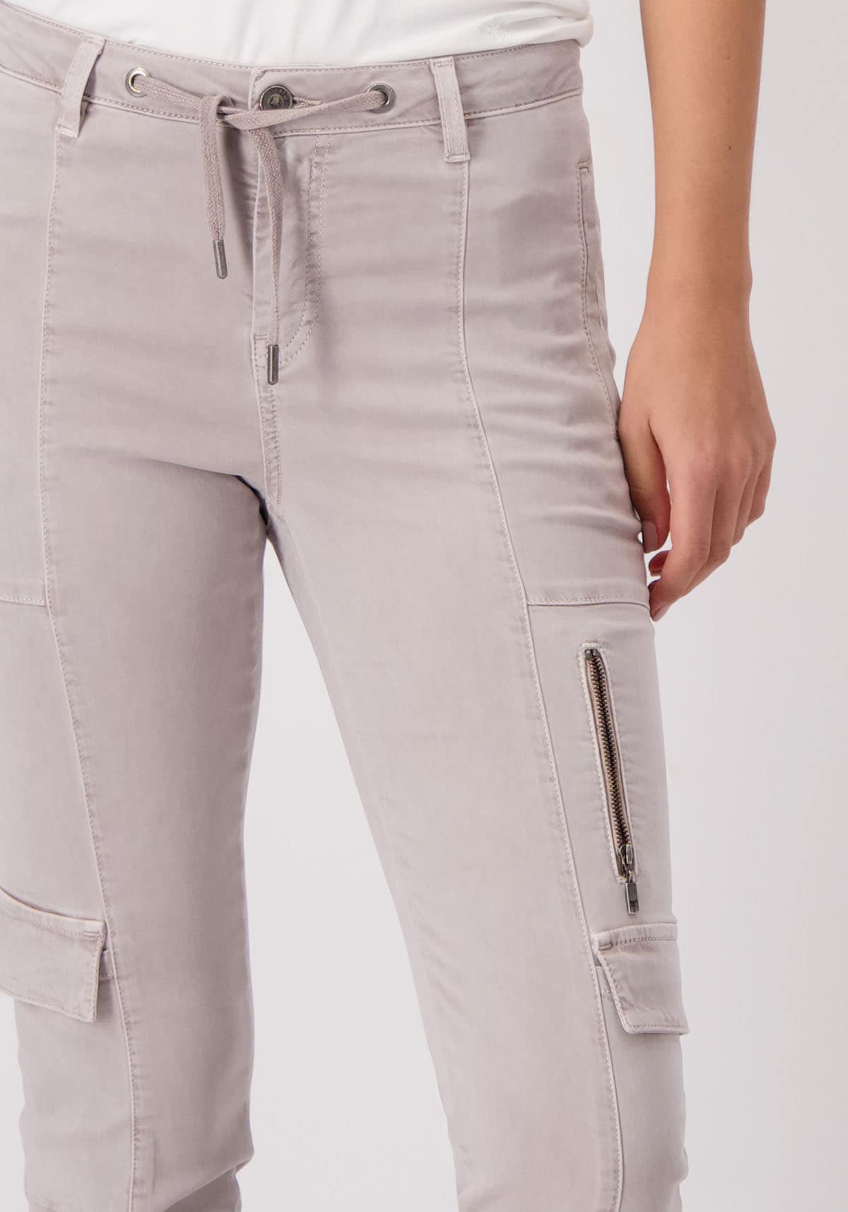 Monari Cargohose, mit Zierreissverschlüssen