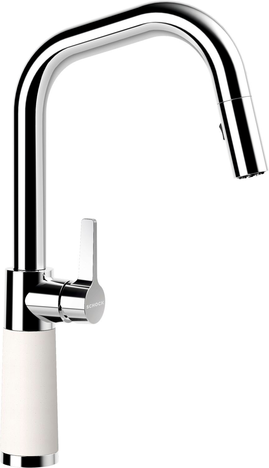Image of Schock Küchenarmatur "SC-530 SB" ausziehbar, Strahl-Brause, Rückflussverhinderer, Schwenkbereich 120