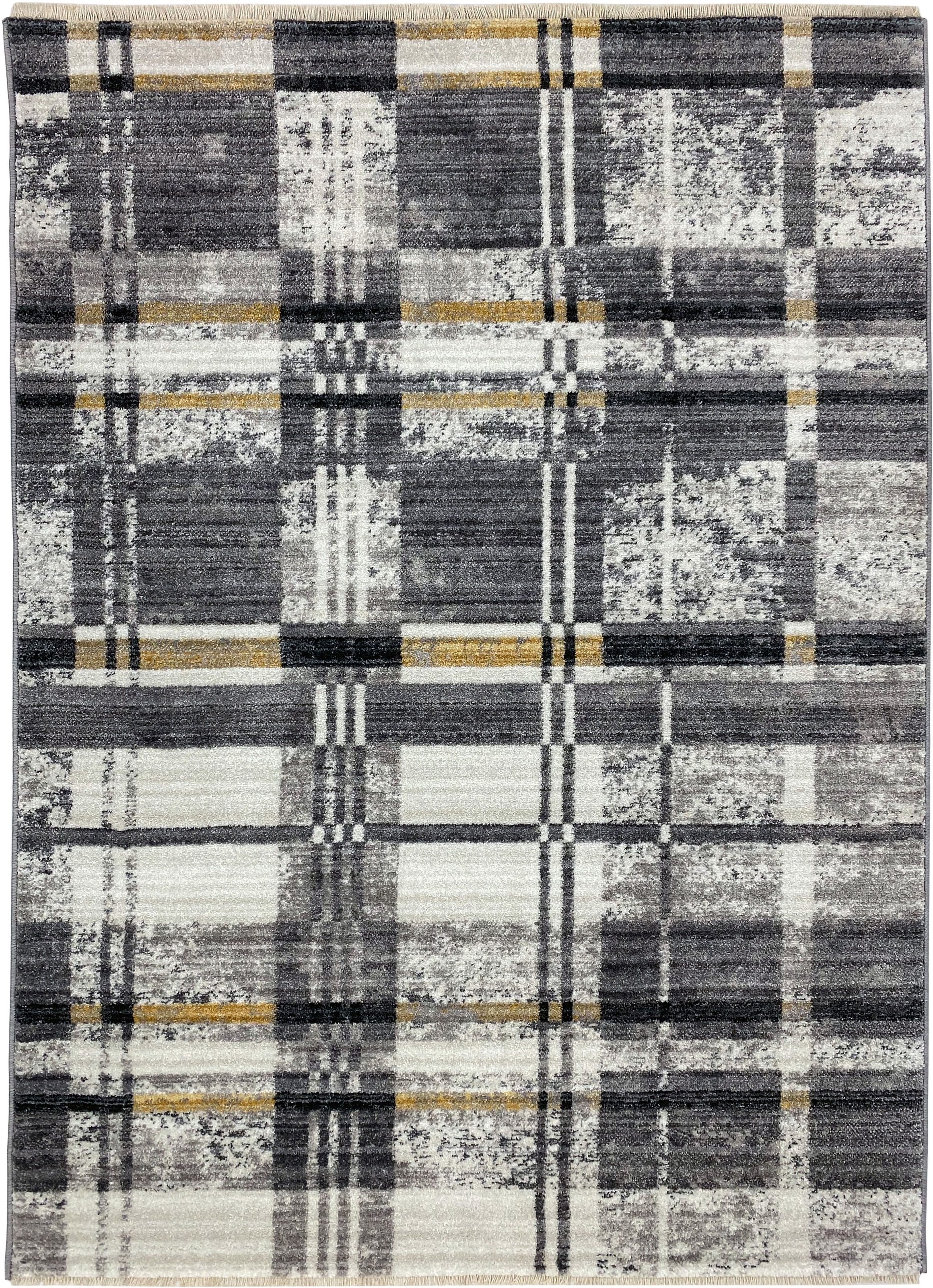 Image of RESITAL The Voice of Carpet Teppich »ART 9100«, rechteckig, 8 mm Höhe, Kurzflor, gewebt, modernes Design, Karo Muster, ideal im Wohnzimmer & Schlafzimmer bei Ackermann Versand Schweiz