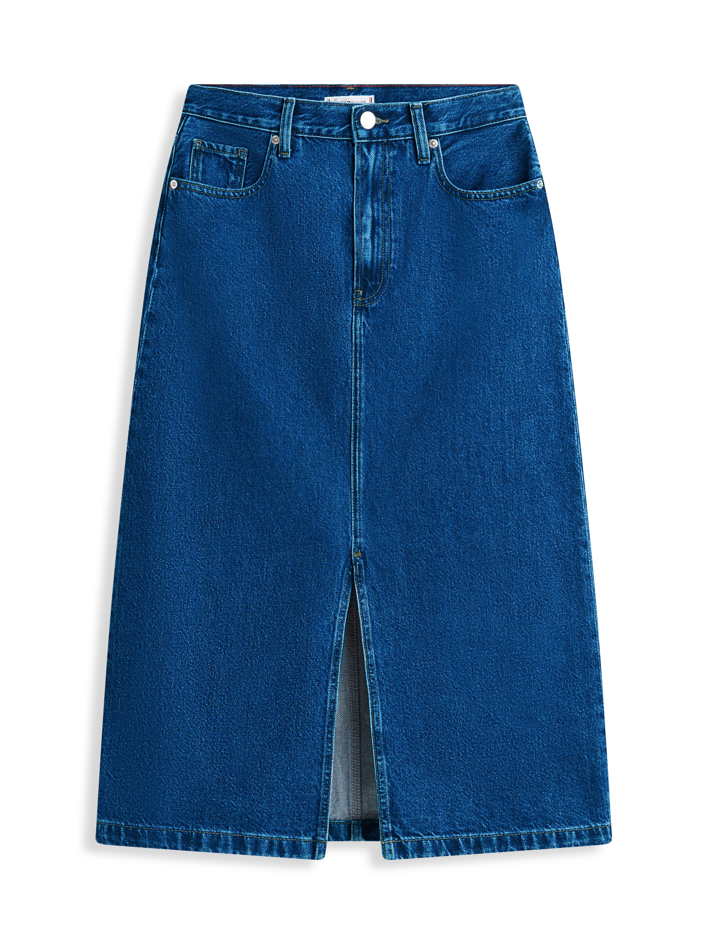 Tommy Hilfiger Jeansrock »DNM EMI MIDI STRAIGHT SKIRT HW«