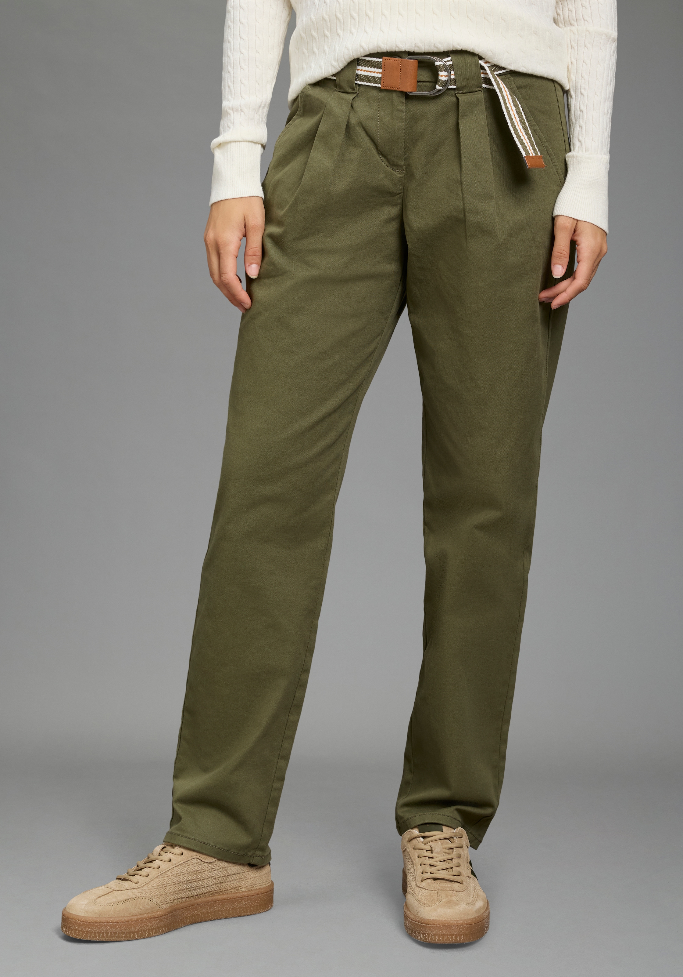 Image of Laura Scott Chinohose gerade Passform im Comfort Fit, elastisches Material