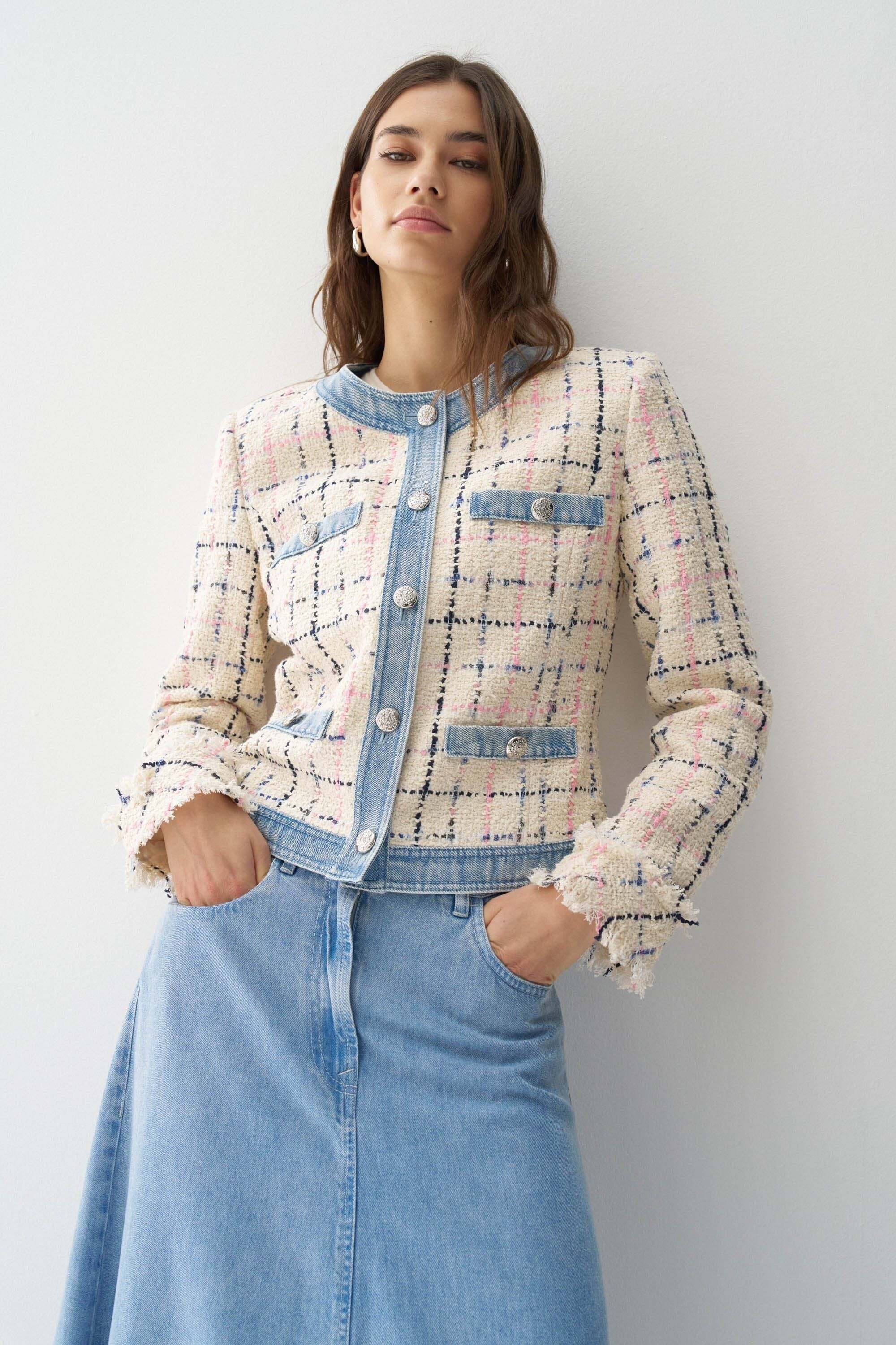 Salsa Veste courte »Salsa Jeans Jacke Tweed«