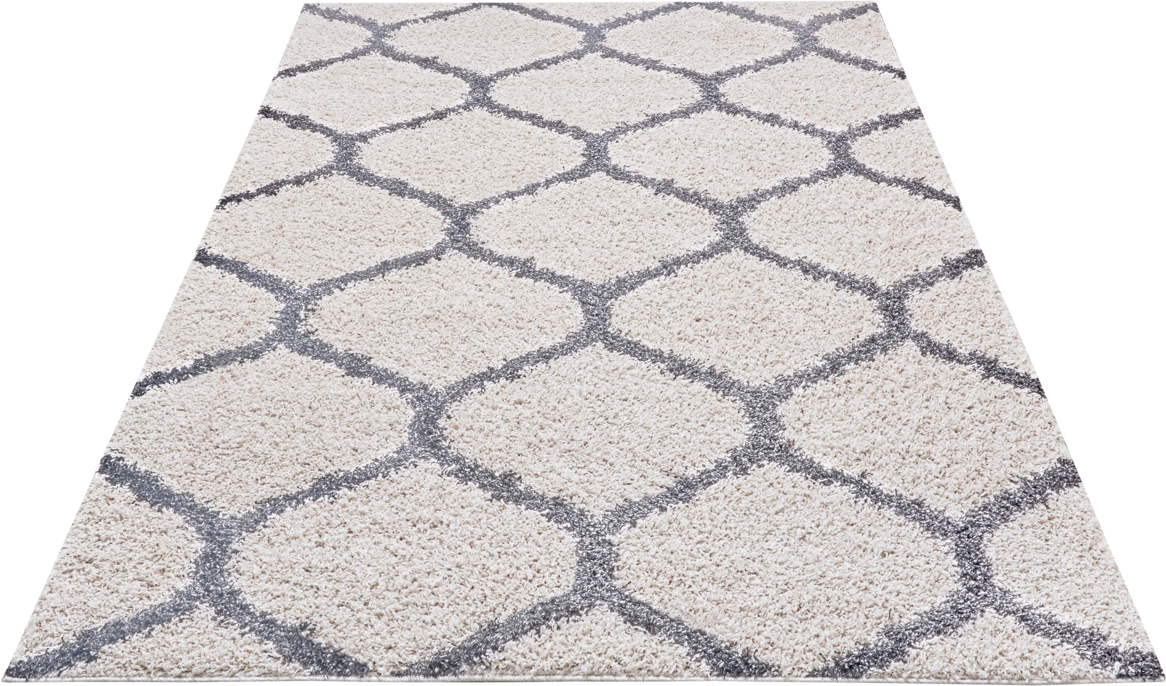 Image of Home affaire Hochflor-Teppich »Kosmo«, rechteckig, 30 mm Höhe, Hochflor, geometrisches Design, Scandi Look, Robust, Pflegeleicht, idealer Teppich für Wohnzimmer, Schlafzimmer, Arbeitszimmer bei Ackermann Versand Schweiz