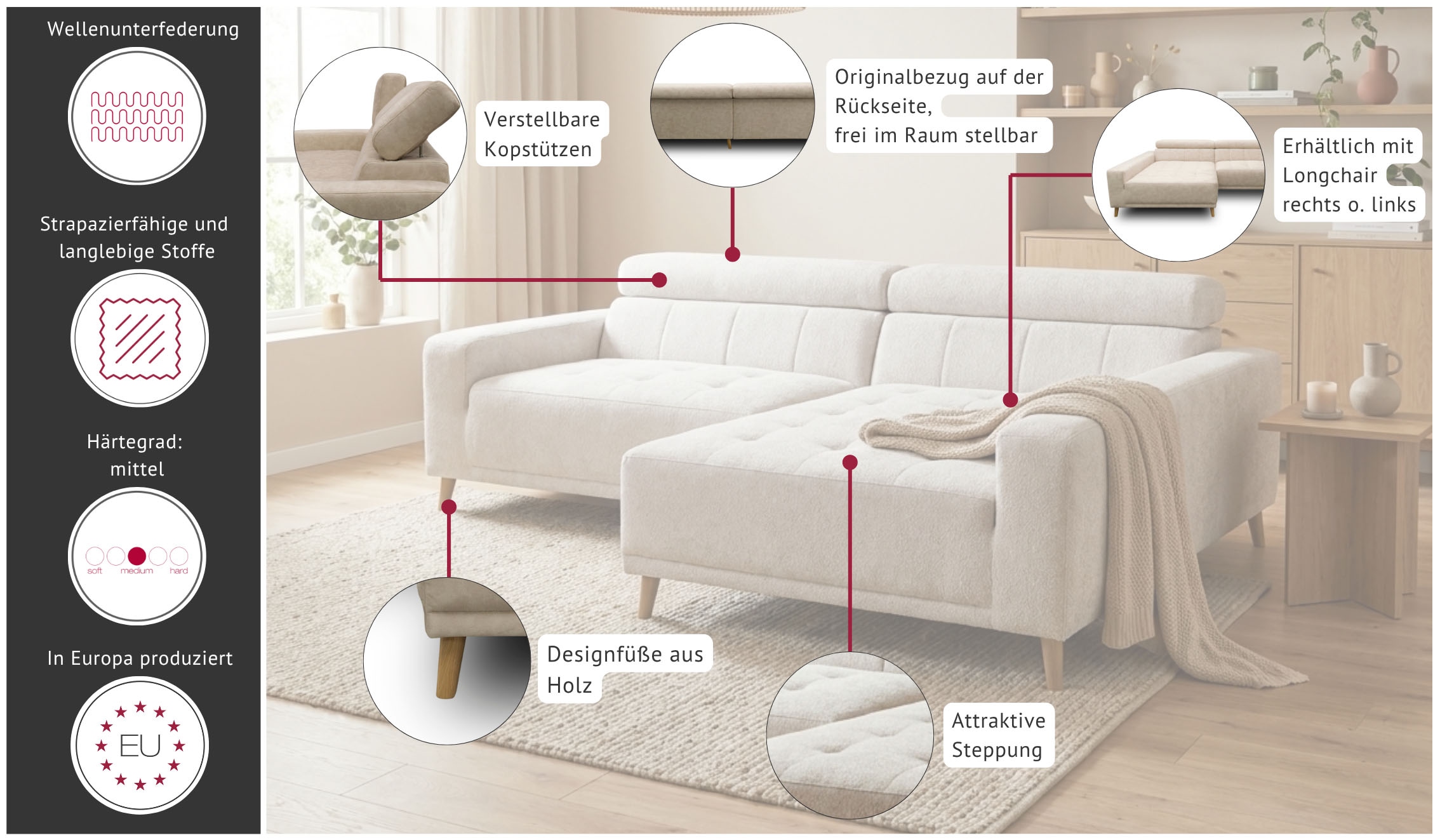 GOODproduct Ecksofa »Greve«