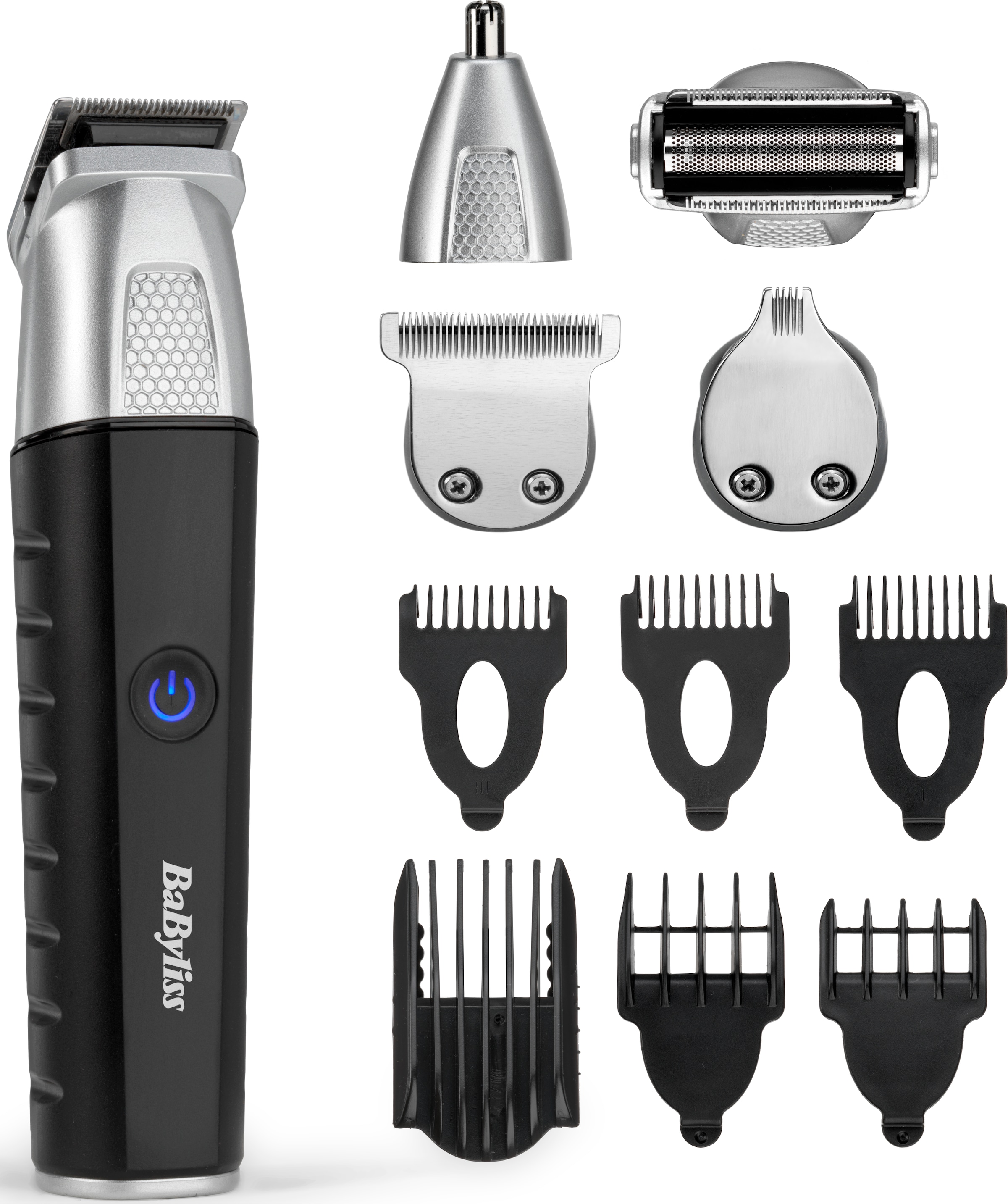 Image of BaByliss Multifunktionstrimmer "Lithium Power 11-in-1 Multitrimmer MT812E" 5 Aufsätze Leistungsstarker Motor, 11-in-1 Funktion, präzise Klingen, ergonomisch