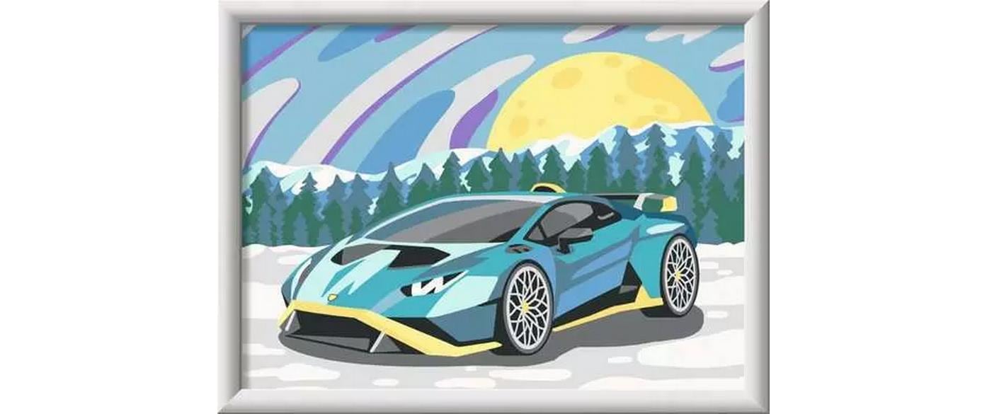 Ravensburger Malen nach Zahlen »CreArt: Blue Lamborghini«