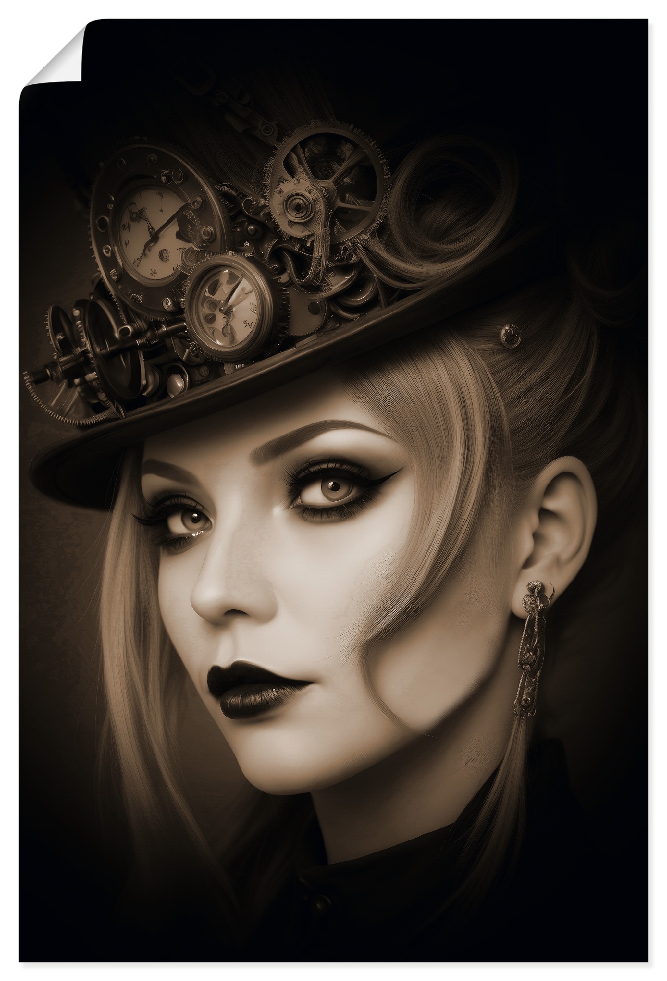 Image of Artland Wandbild "Simply Steampunk" Bilder von Frauen 1 Stk. tlg. als Alubild, Leinwandbild, Poster, Wandaufkleber in verschied. Grössen