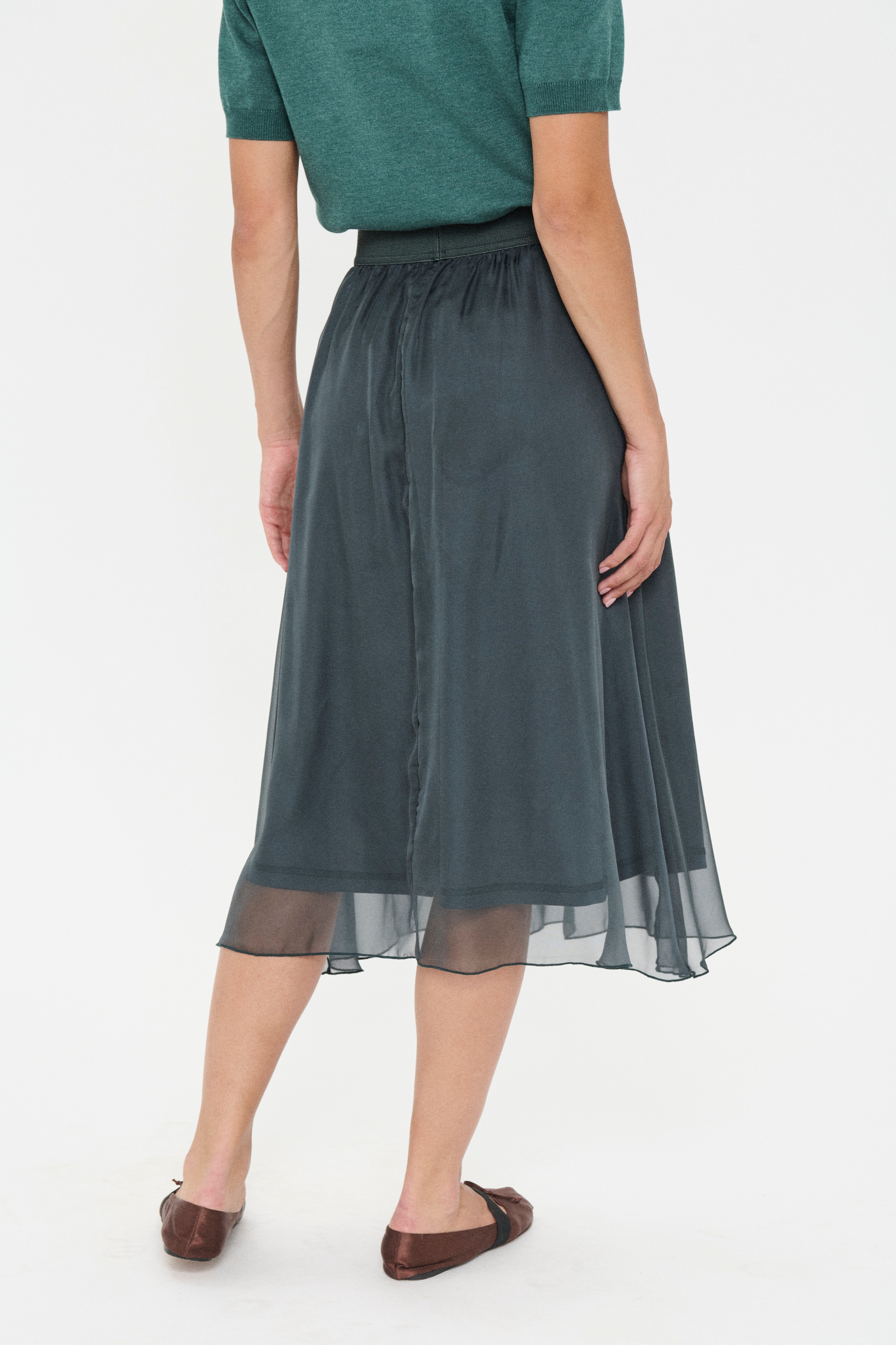 Saint Tropez Jupe midi »CoralSZ Skirt« en chiffon