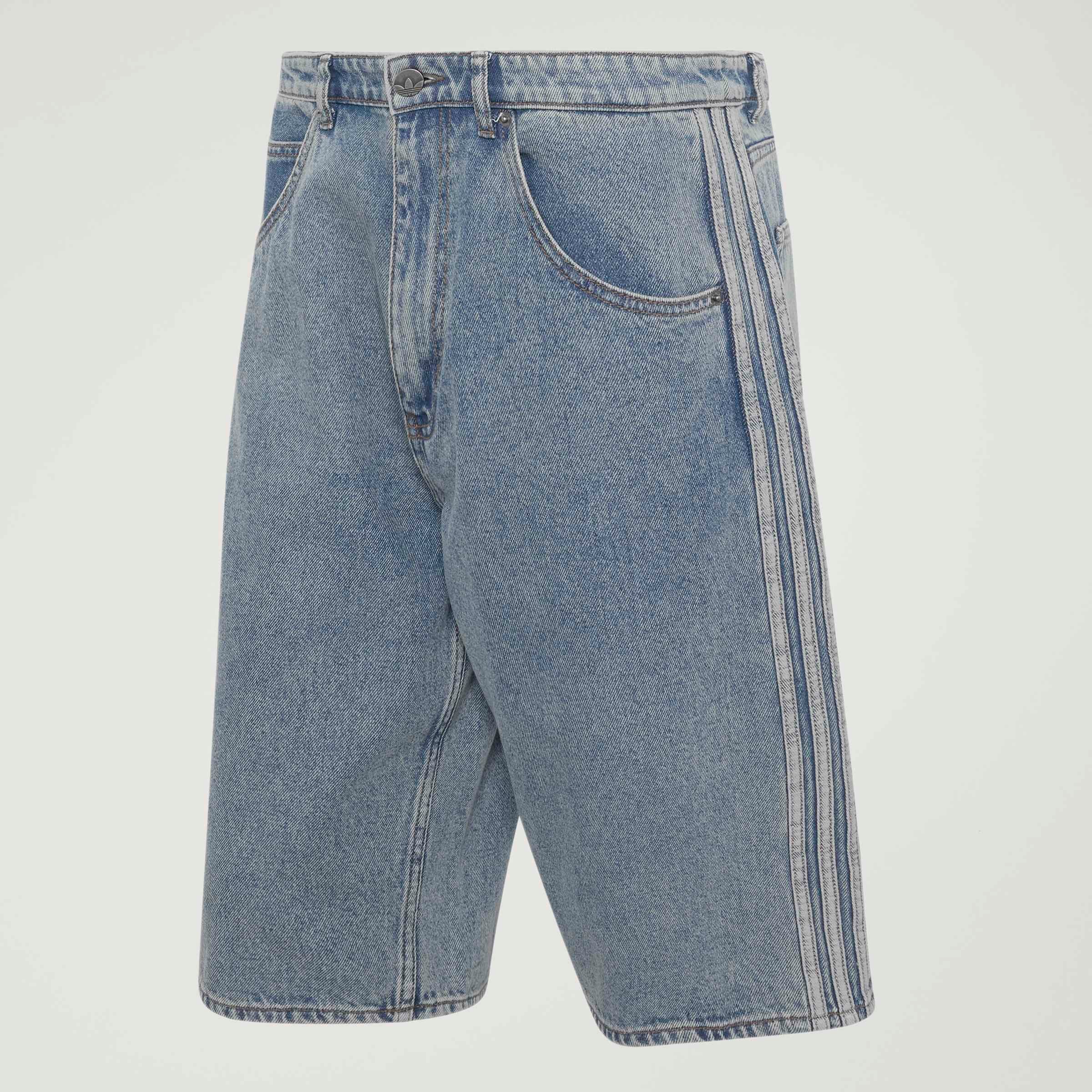 adidas Originals Bermuda en jean »FIREBIRD ADICOLOR DENIM-JORTS MITTELHOHER BUND BEIN GERADE GESCHNITTEN«