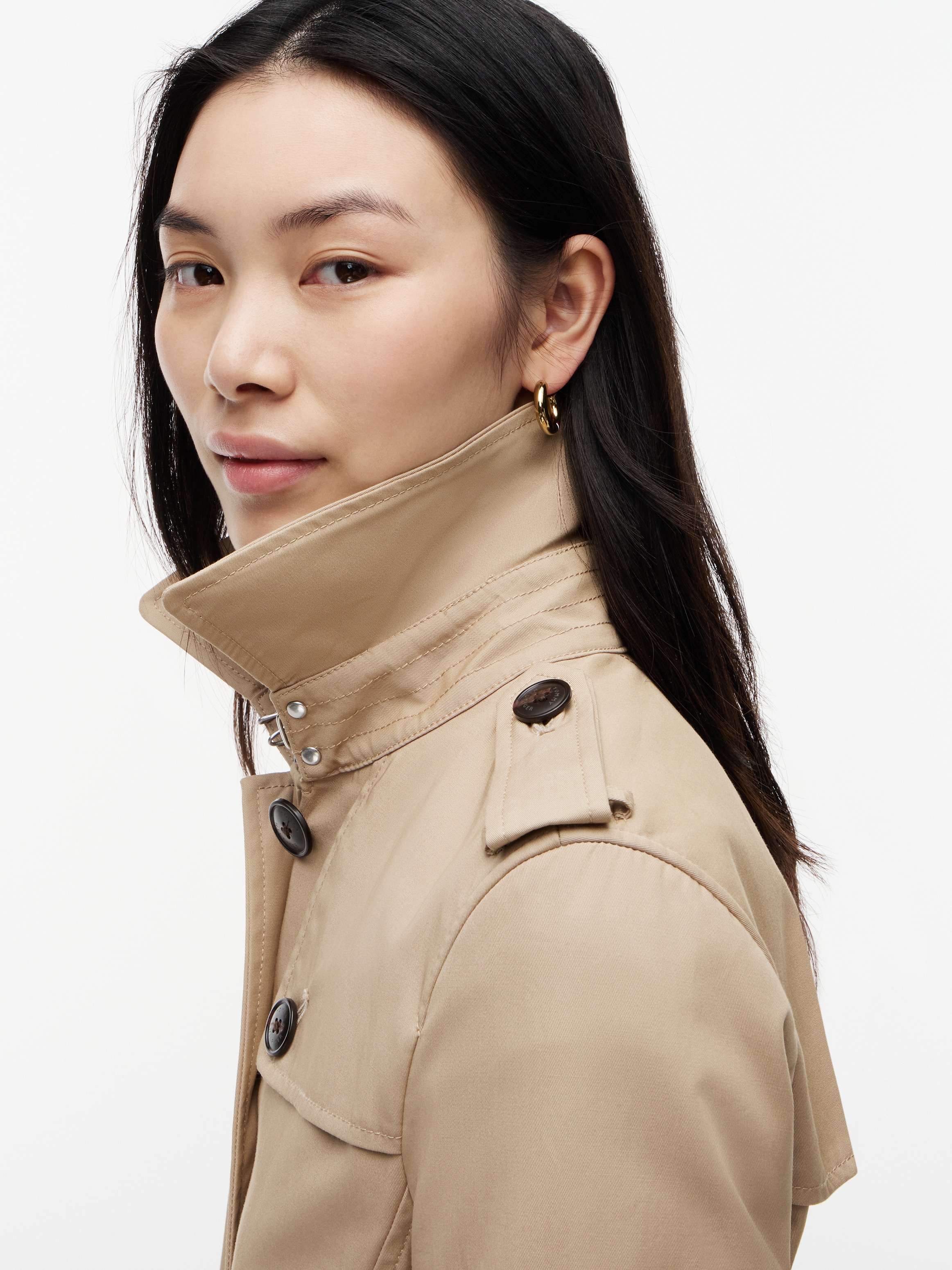 Tommy Hilfiger Langjacke »HERITAGE SINGLE BREASTED TRENCH« mit den typischen Trenchcoat-Details