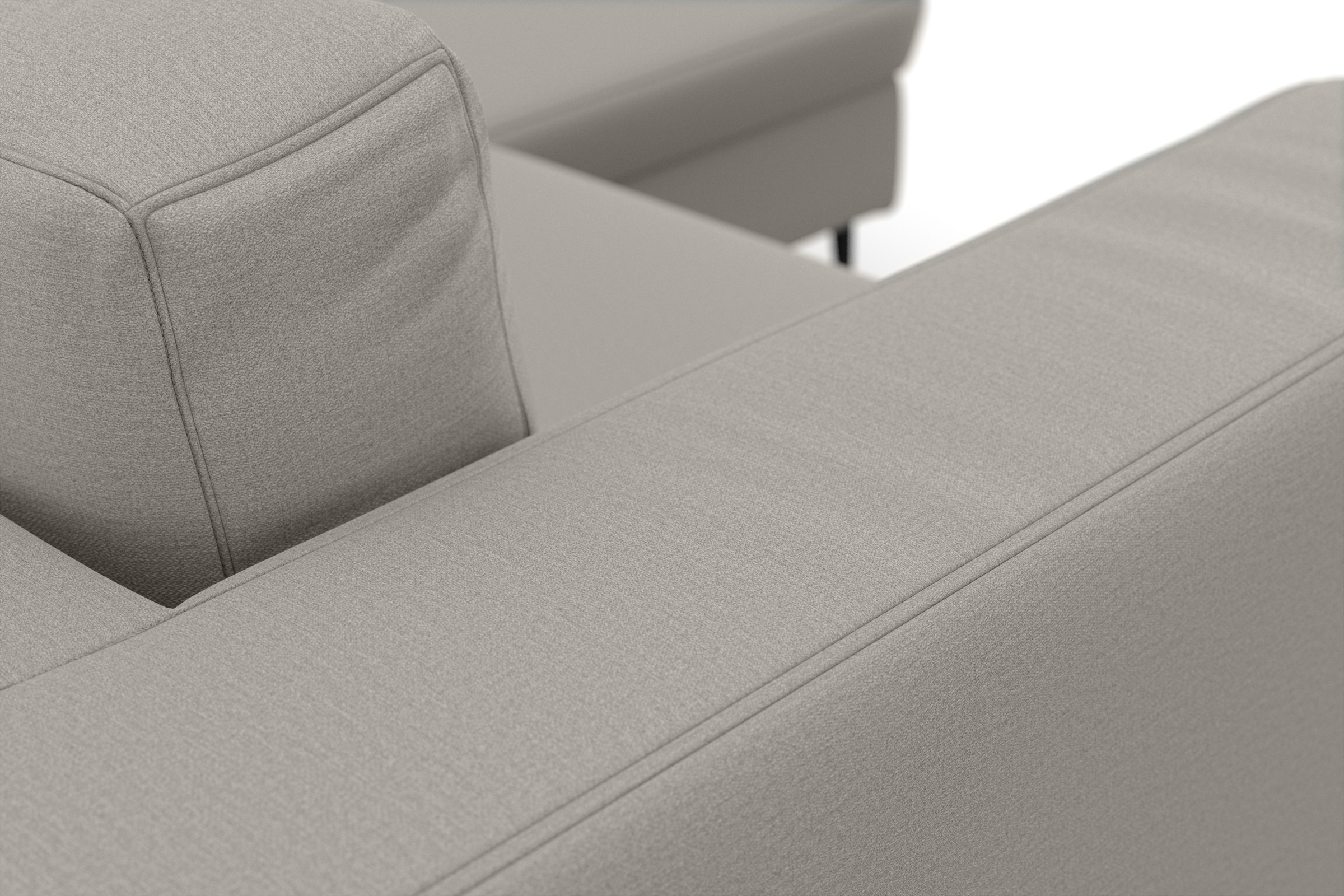 DOMO collection Ecksofa »Modica L-Form«, moderne Optik mit grosszügiger RecamiÃ¨re, auch in Cord