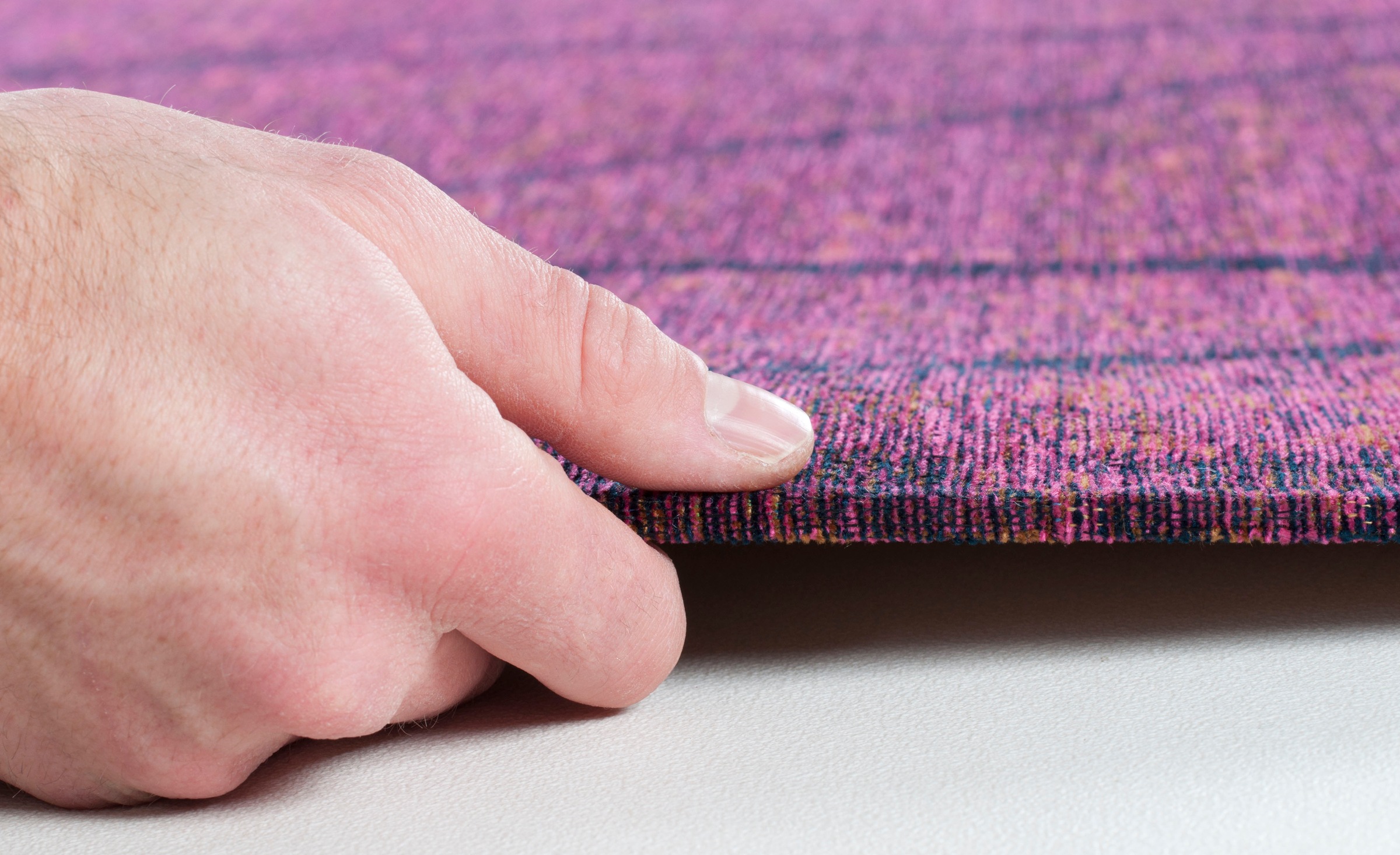 TOM TAILOR HOME Tapis »Fine Lines« Rectangulaire 5 mm Höhe Flachgewebe, Rauten Design, ideal im Wohnzimmer & Schlafzimmer