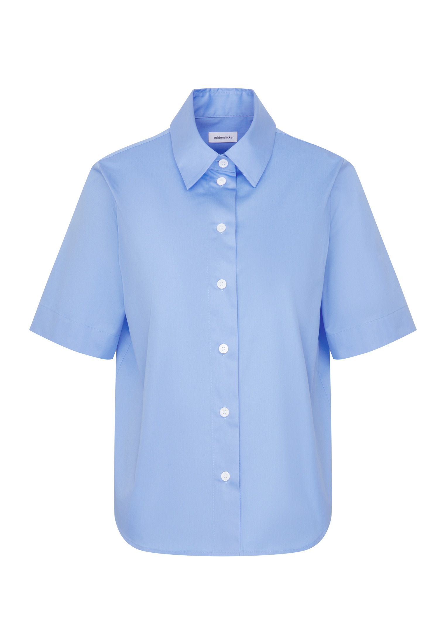 seidensticker Hemdbluse »Schwarze Rose« 1/2 Uni