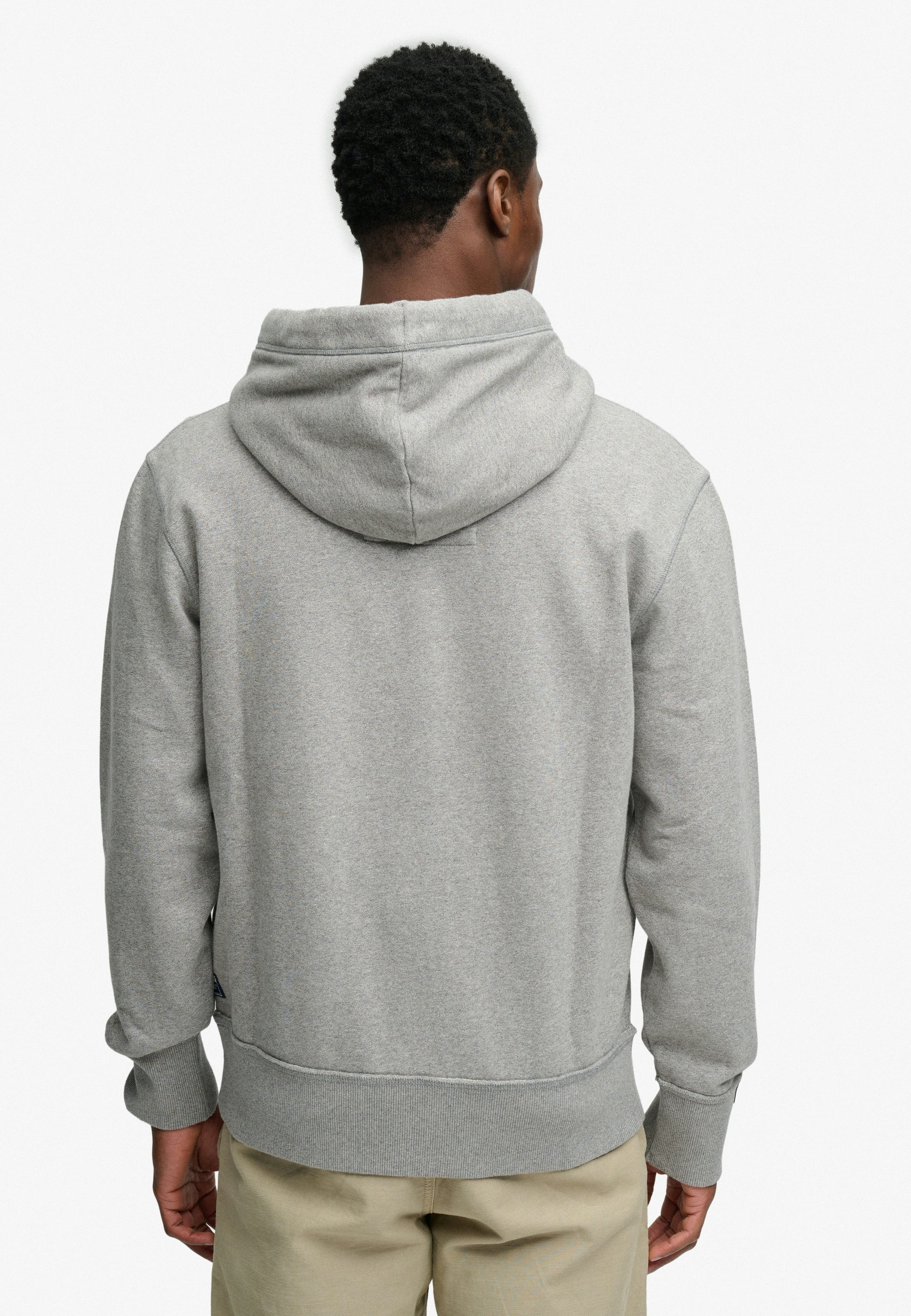 Superdry Kapuzensweatjacke »VINTAGE ATHLETIC ZIPHOOD« aus Baumwolle und angerauter Sweatware, Loose Fit, mit Reissverschluss