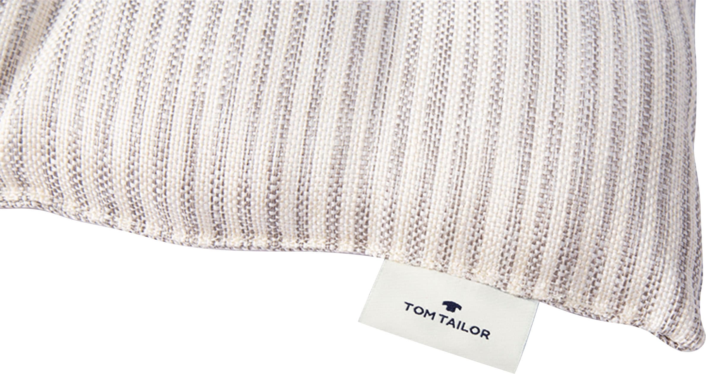 TOM TAILOR HOME Stuhlkissen »Fresh Stripe«, mit modernem Nadelstreifendessin