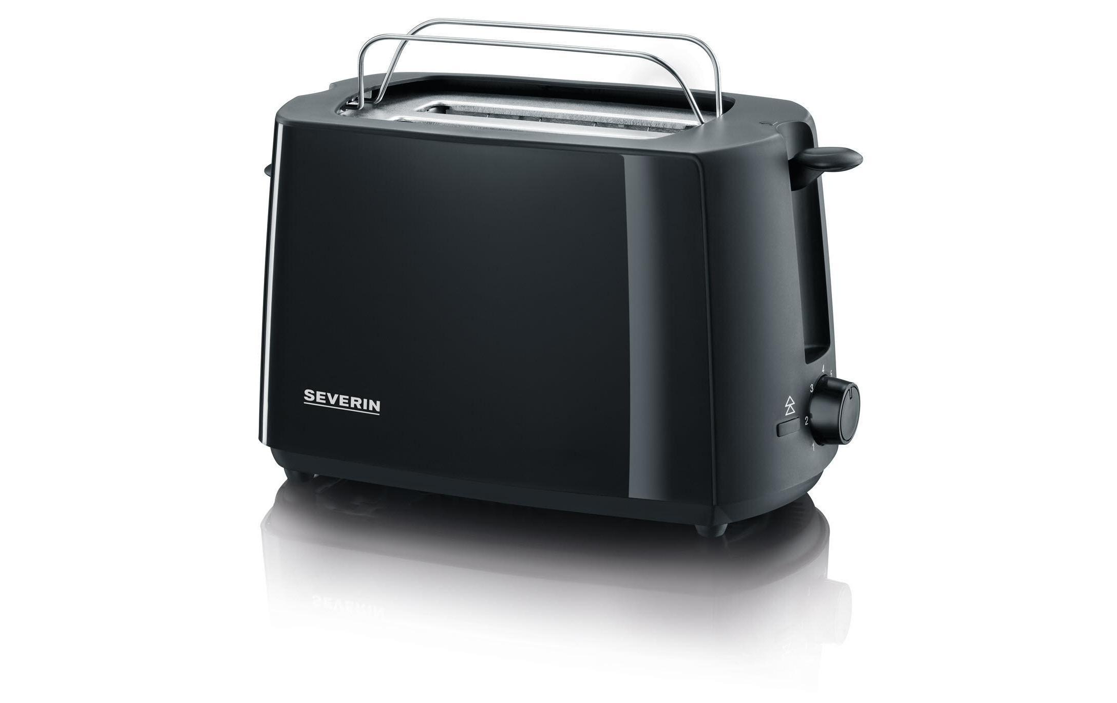 Severin Toaster »AT 2287 Schwarz«, 700 W, Lieferung mit passendem CH-Fixadapter