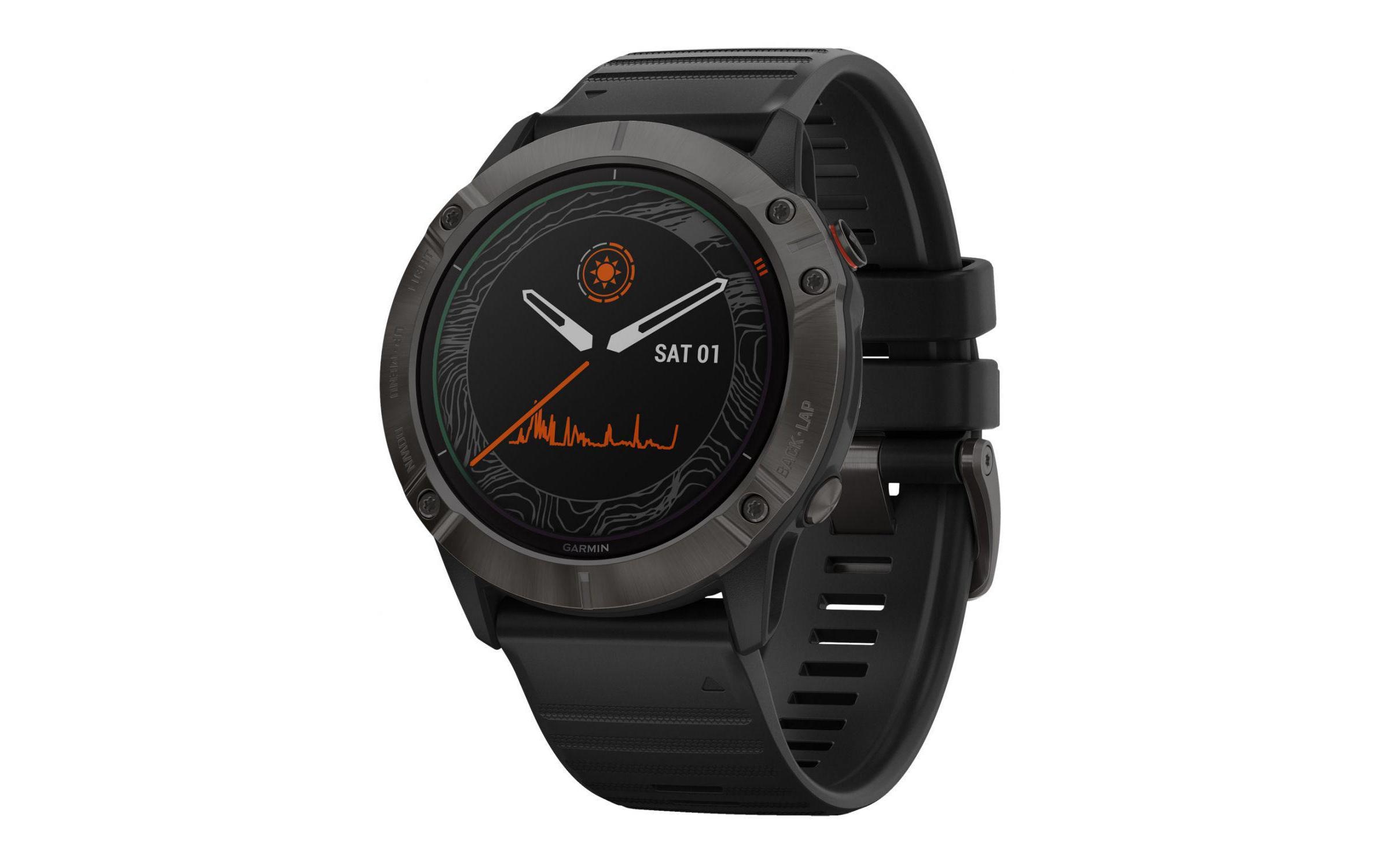 Image of Garmin Smartwatch »fenix 6X Pro Solar Schwarz« bei Ackermann Versand Schweiz