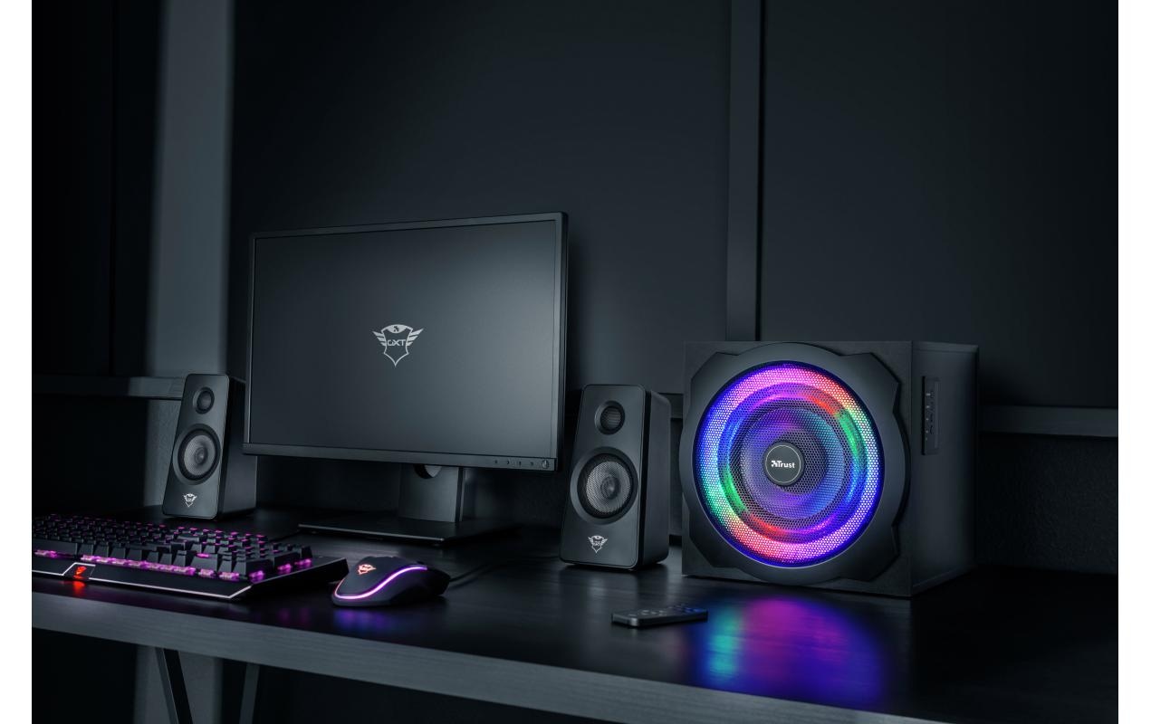 Trust PC-Lautsprecher »GXT 629 Tytan RGB Illuminated 2.1«