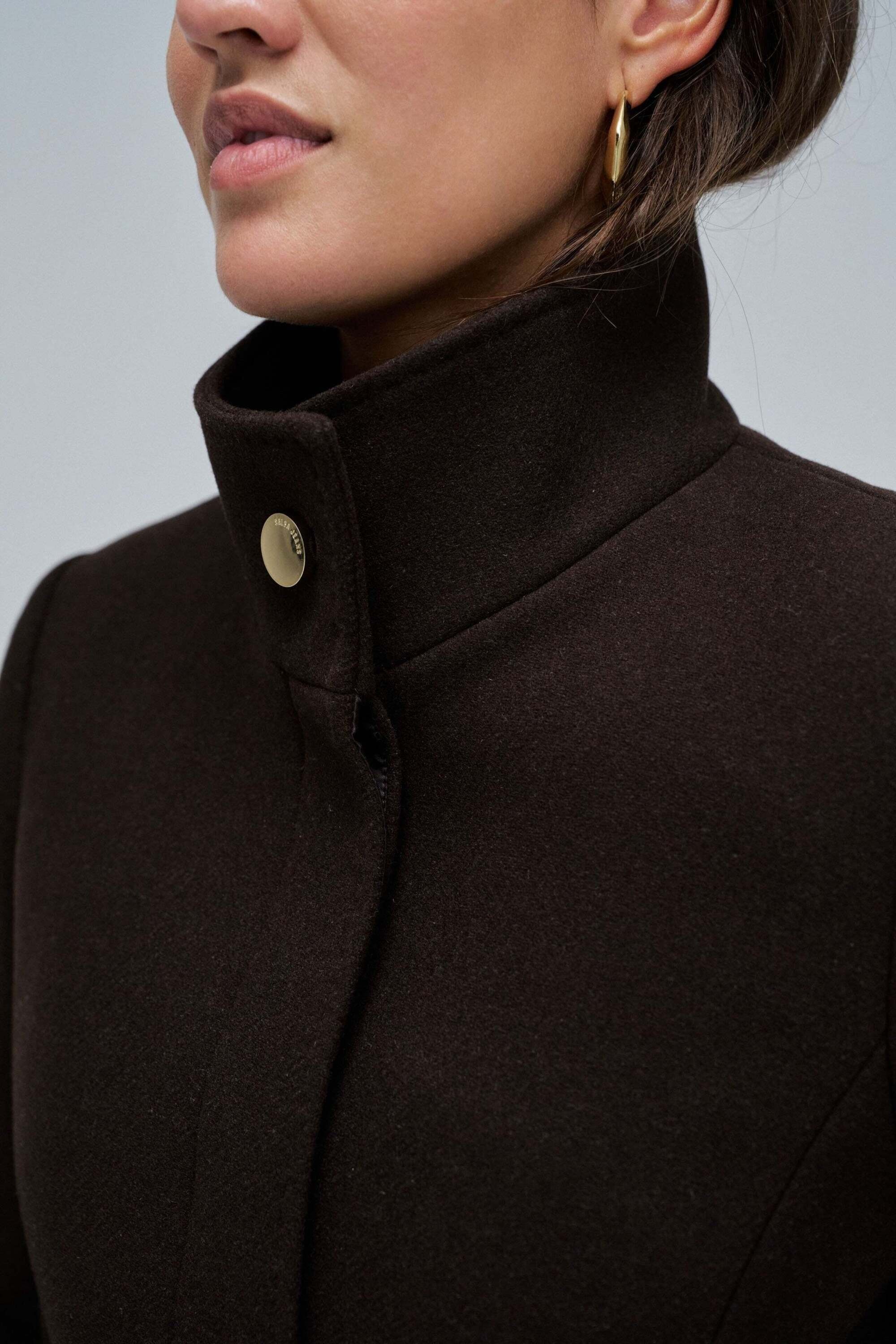 Salsa Manteau en laine »Salsa Jeans Wollmantel The Reimagined Wool Coat«