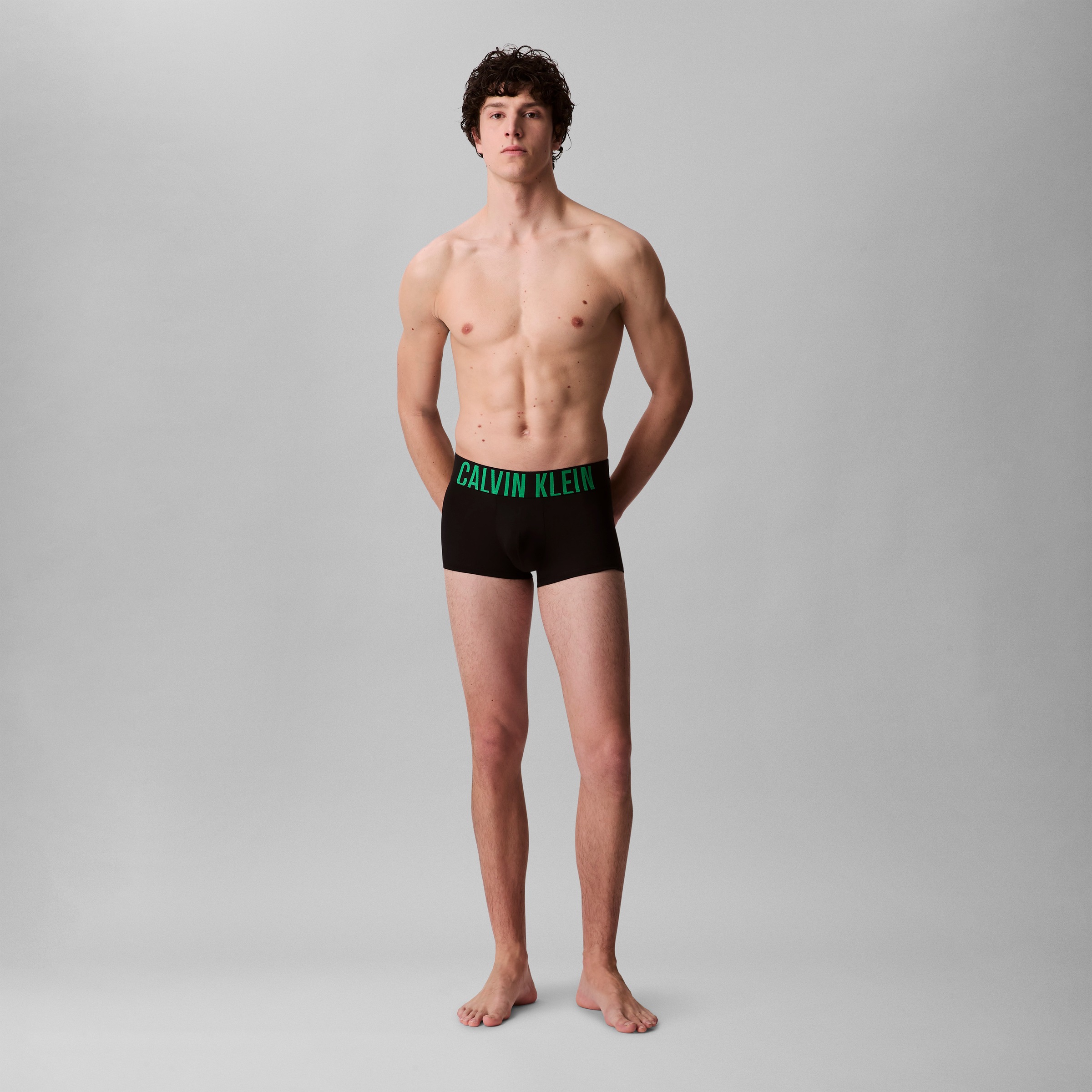 Calvin Klein Underwear Trunk »LOW RISE TRUNK 3PK« Packung, 3er-Pack, 3 Stk. mit Logobund