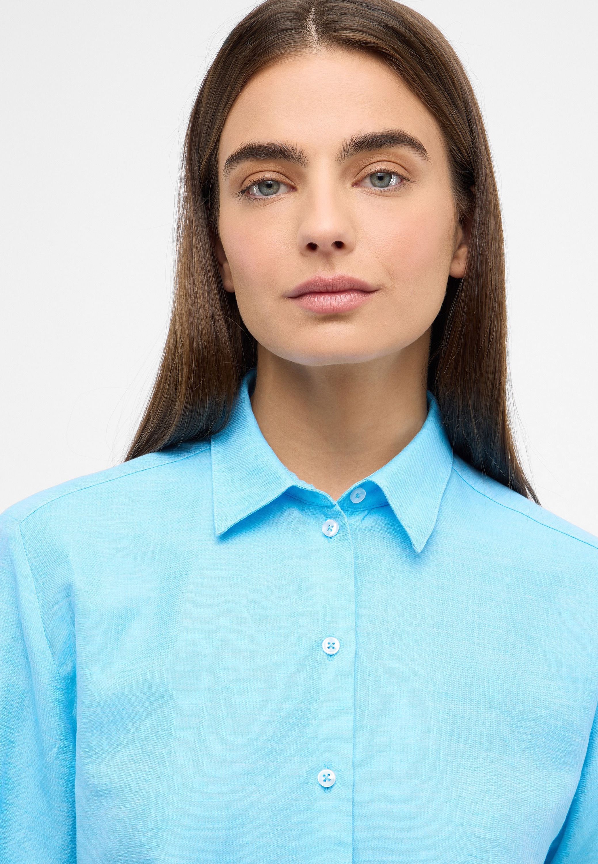Eterna Hemdbluse »LOOSE FIT«, EASY IRON (bügelleicht)