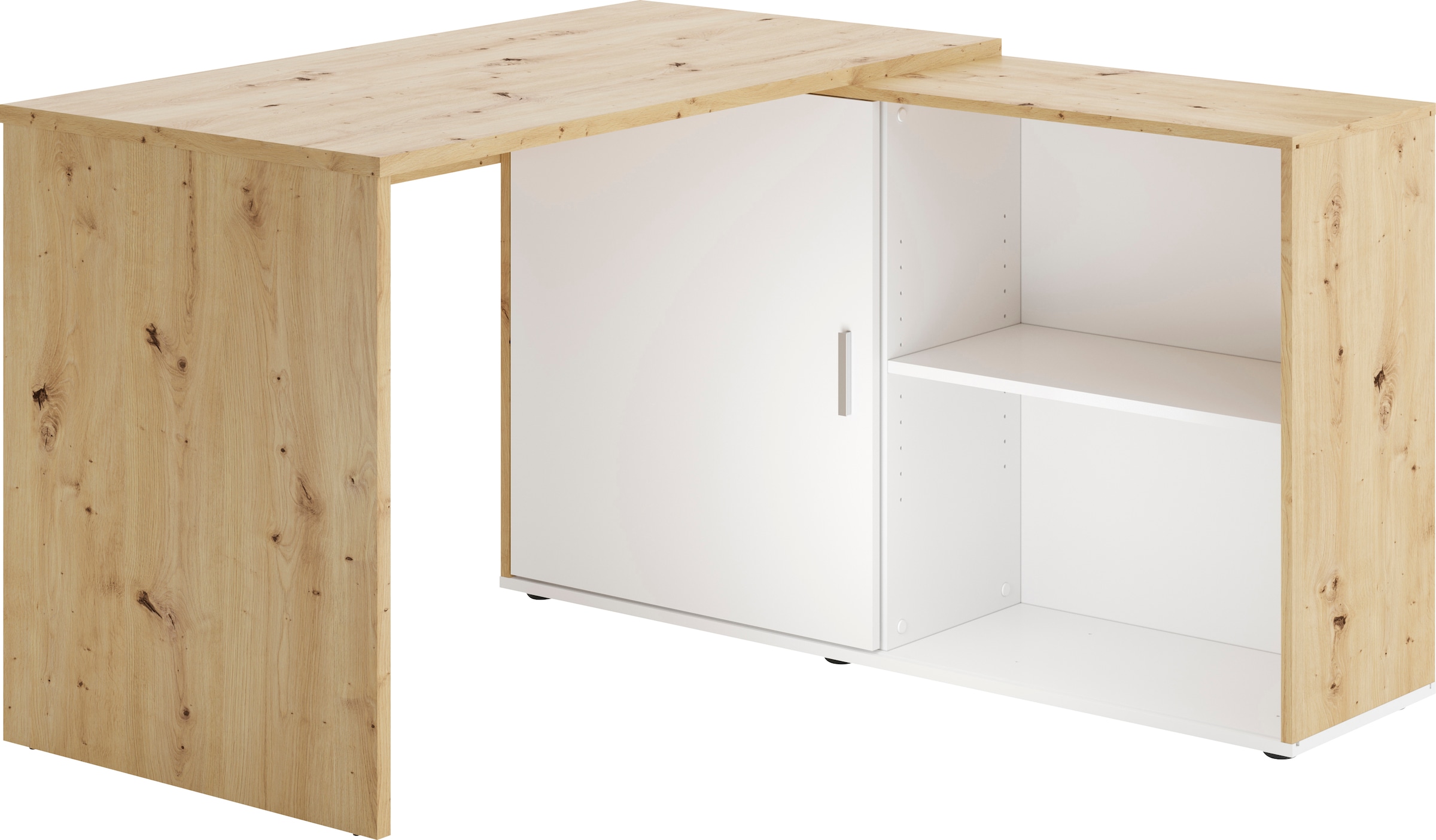 FMD Eckschreibtisch »Valley«, Breite 118 cm