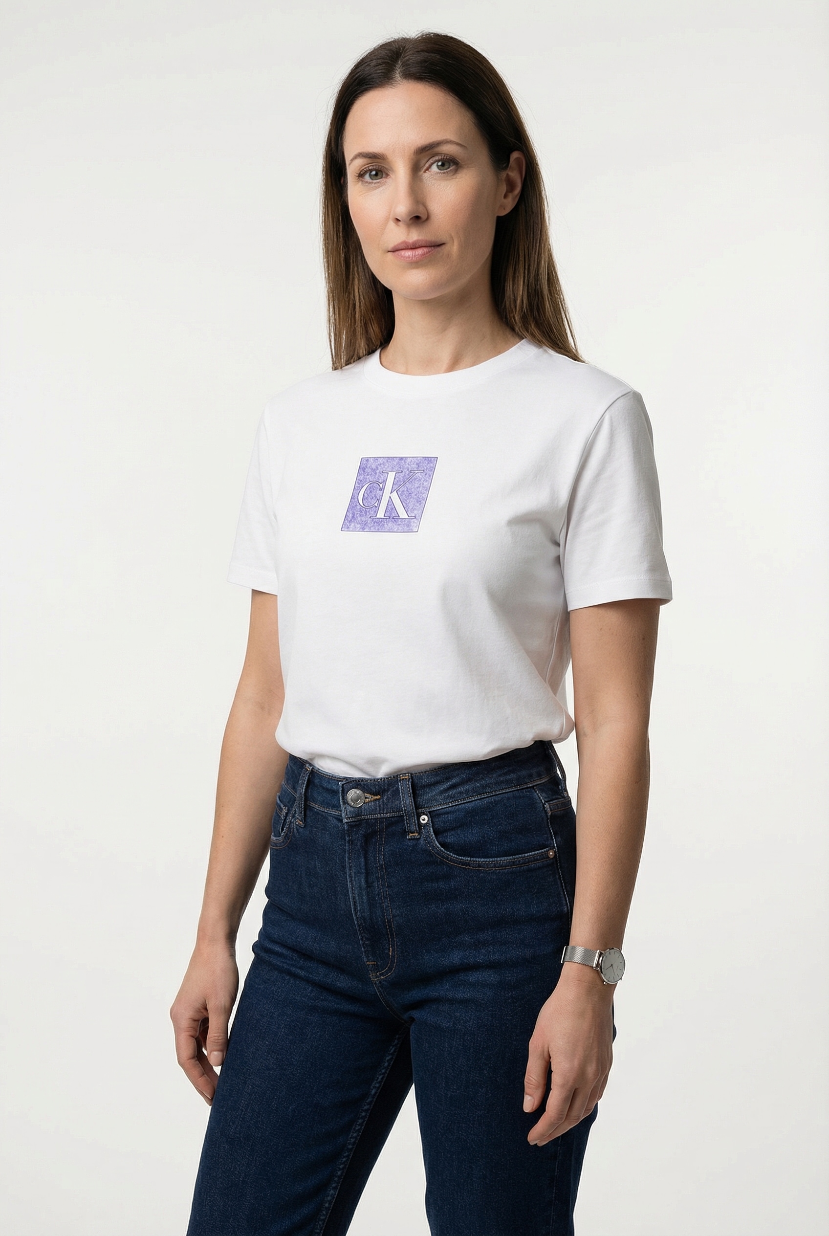 Image of Calvin Klein Jeans T-Shirt "CLASSIC FIT MONOGRAM TEE" Regular fit mit Rundhalsausschnitt