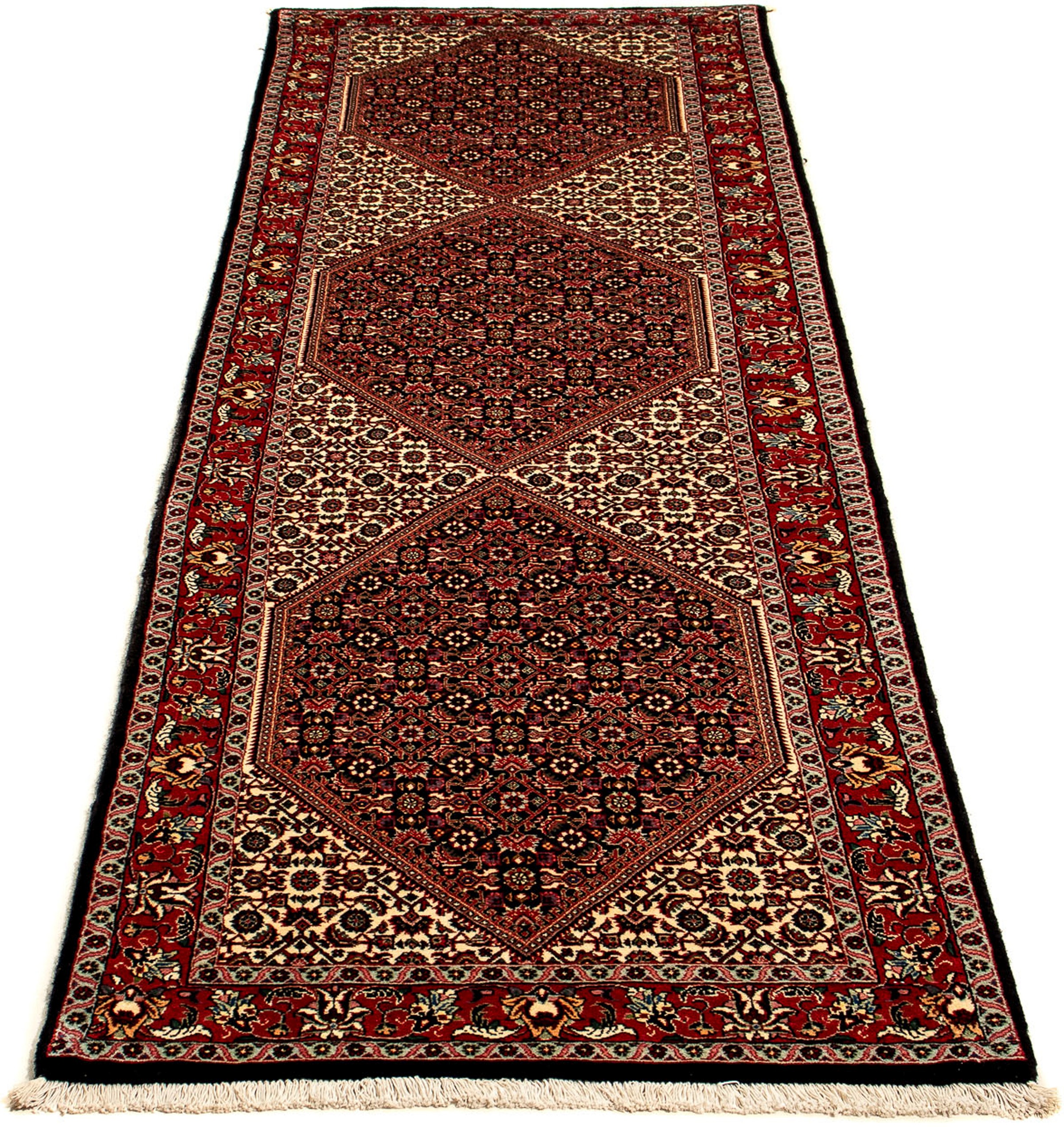 Image of morgenland Orientteppich »Perser - Bidjar - 300 x 82 cm - mehrfarbig«, rechteckig, 15 mm Höhe, Wohnzimmer, Handgeknüpft, Einzelstück mit Zertifikat bei Ackermann Versand Schweiz