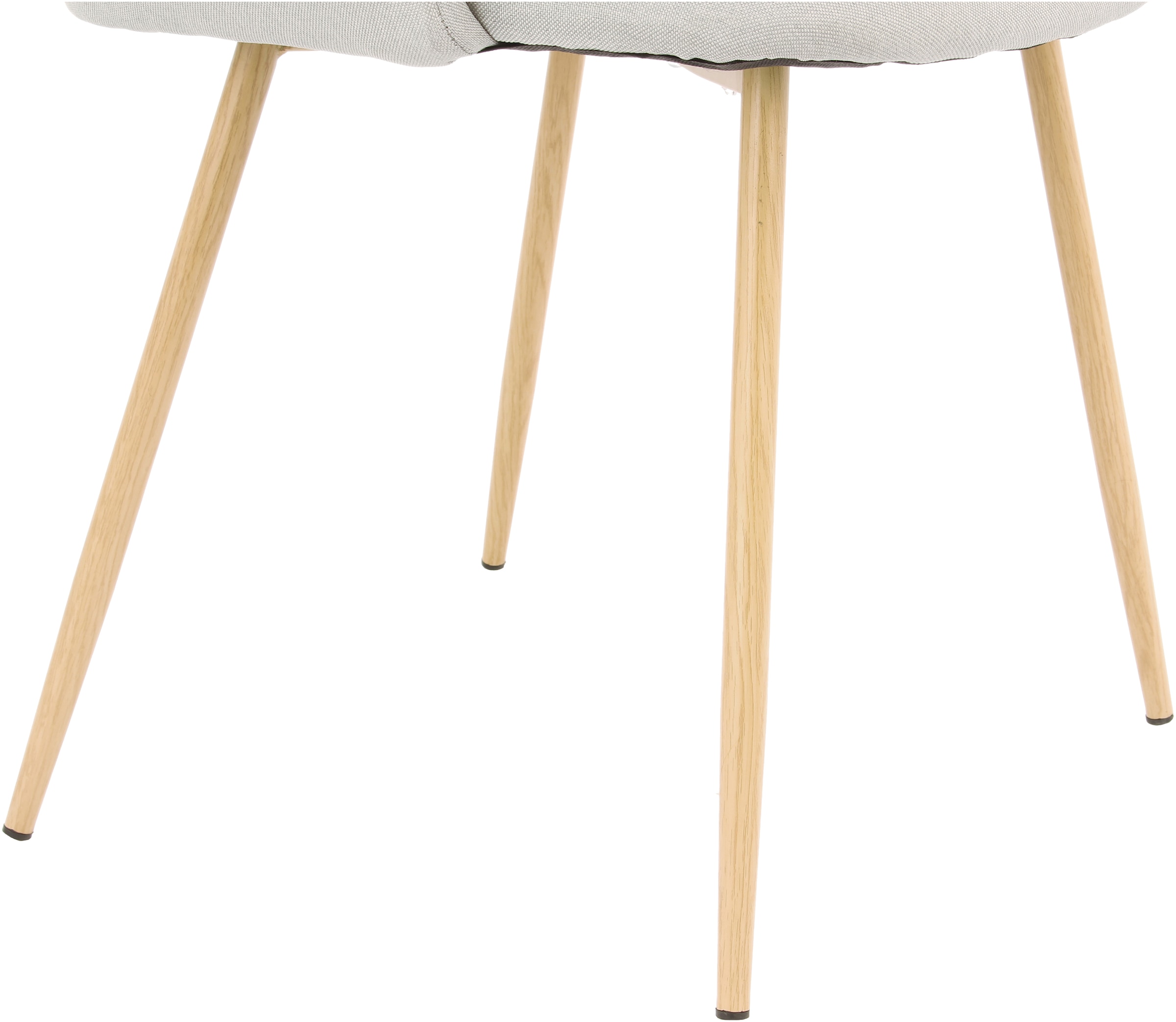 Kayoom Polsterstuhl »Stuhl Celina 110 2er-Set Grau,samtweicher Bezug in moderner Farbgebung« (Set) 2 Stk.samtweicher Bezug, bequem, zeitlos, Hingucker in jedem Wohnbereich