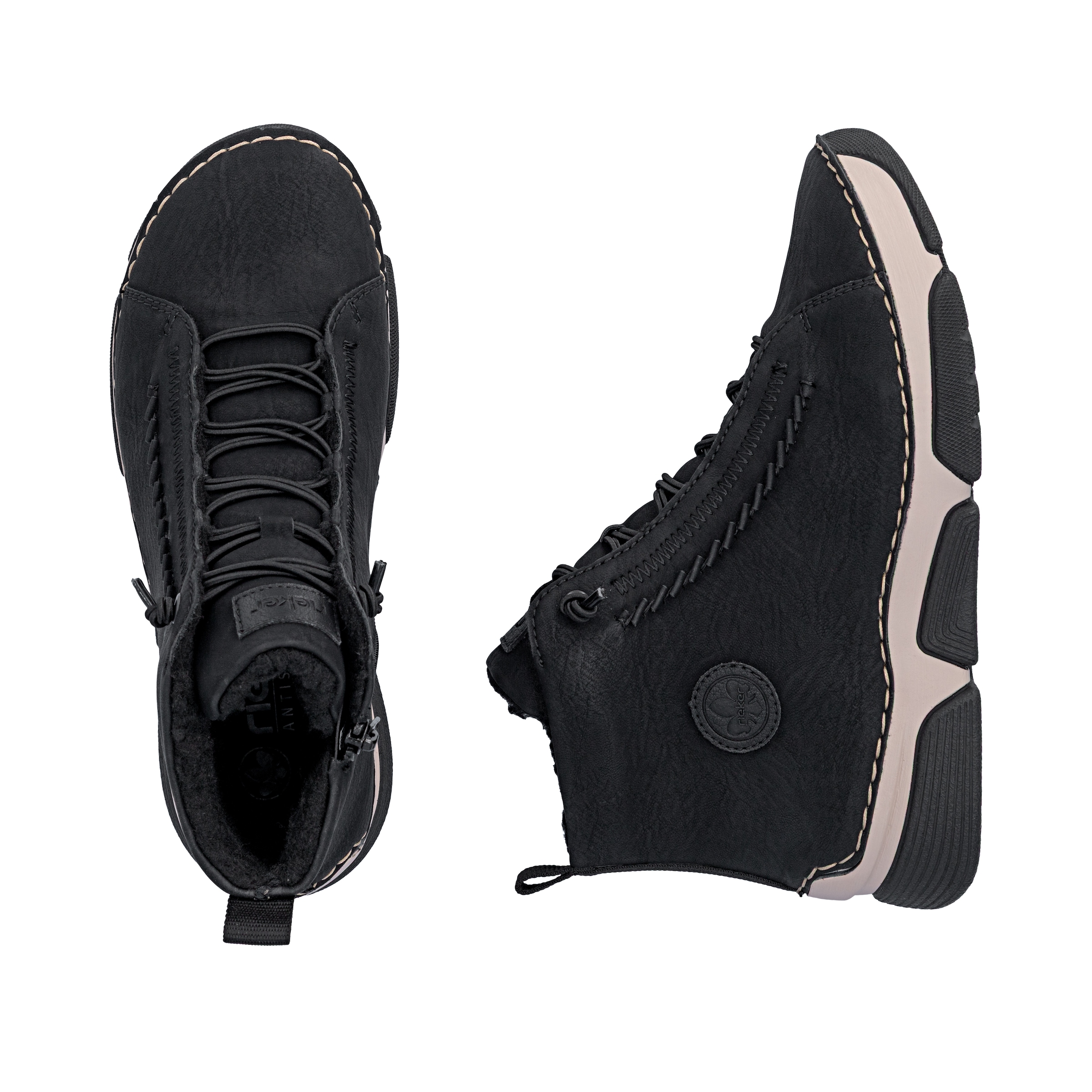 Rieker Winterboots  Winterstiefelette, Outdoorboots, Warmfutter, mit Innenreissverschluss