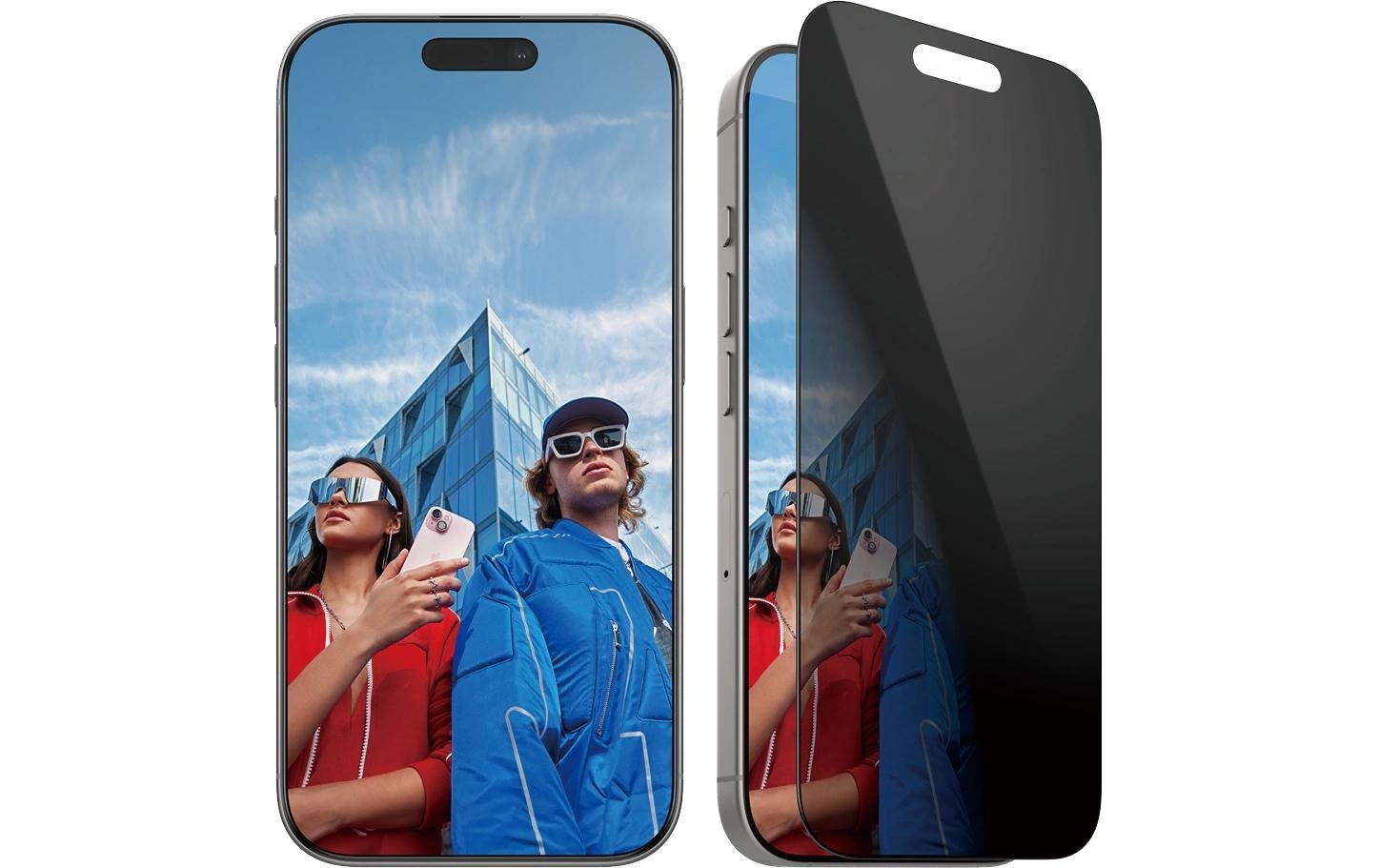 Image of PanzerGlass Displayschutzglas "Ultra Wide Fit Privacy iPhone 16 Pro" für iPhone 16 Pro 1 Stk. tlg.