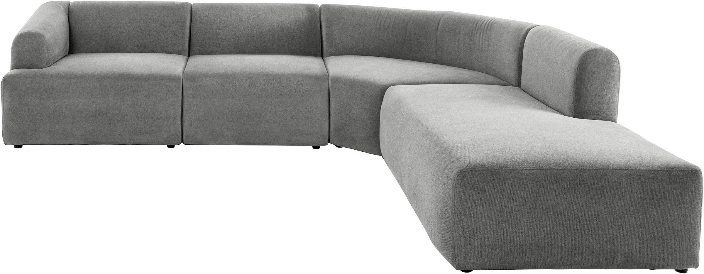 LeGer Home by Lena Gercke Canapé d'angle »LYZA L-Form links/rechts, Modularsofa "XL", Masse B/T/H: 287/267/74 cm« aus 4 Modulen, zusammen oder einzeln stellbar